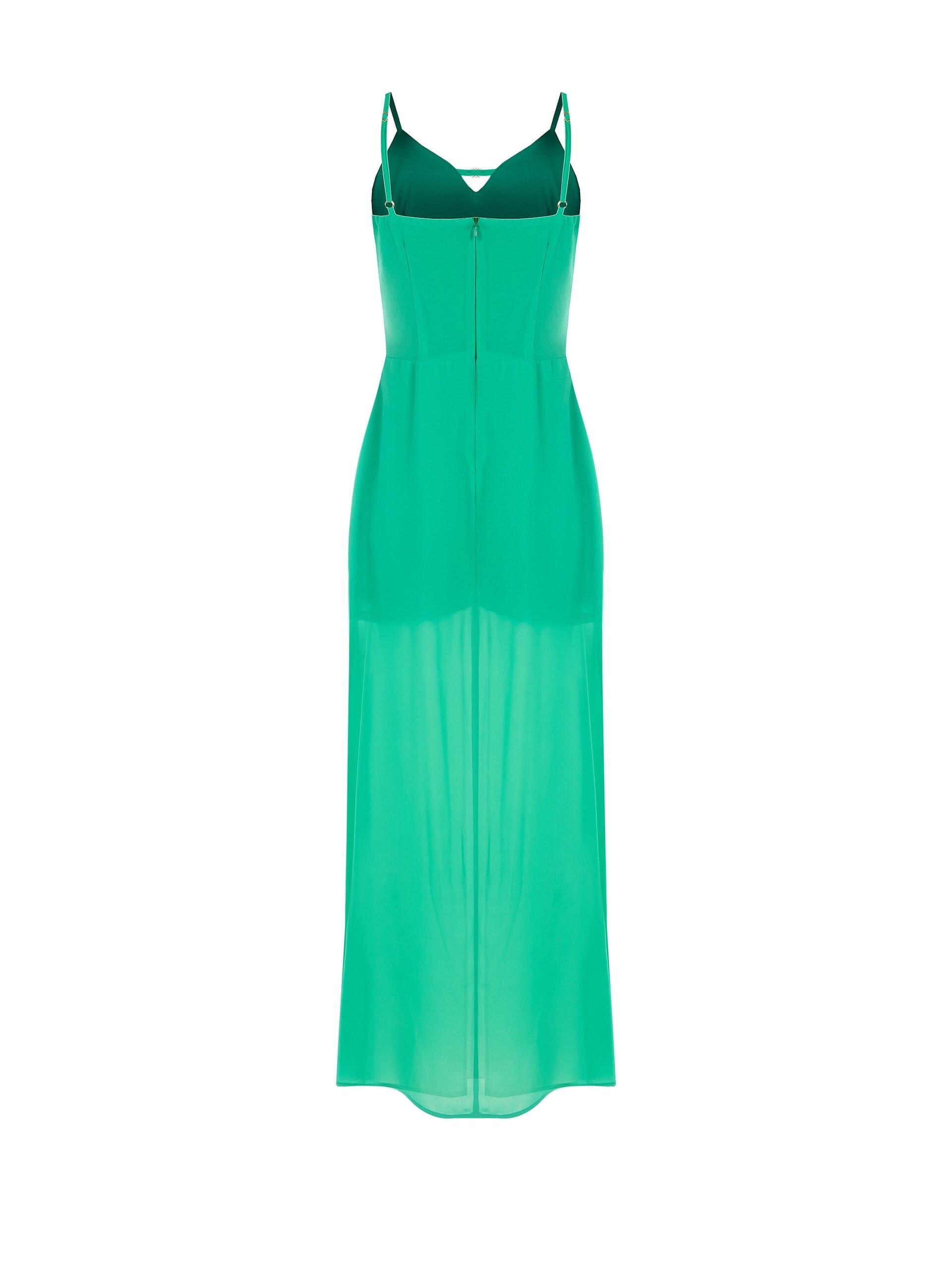 Tuta Intera Corta Con Strascico Effetto Gonna In Georgette Rinascimento