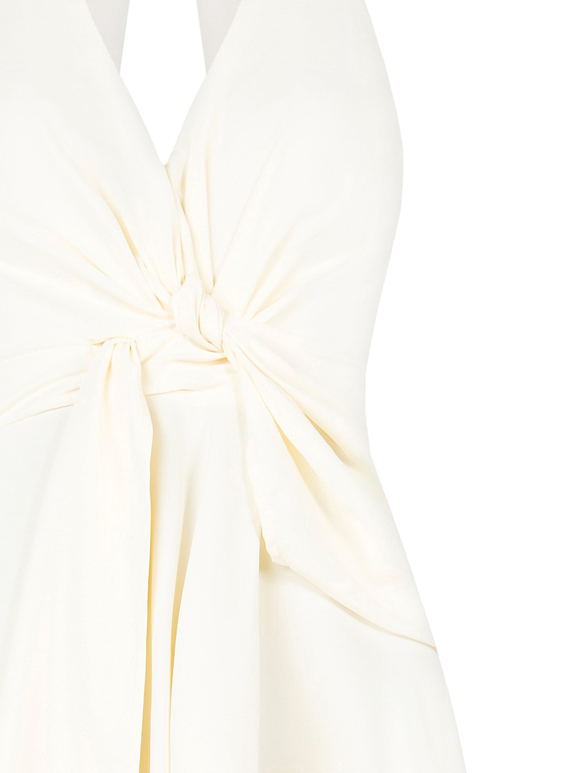 Blusa Annodata Con Volant E Coppe Rinascimento