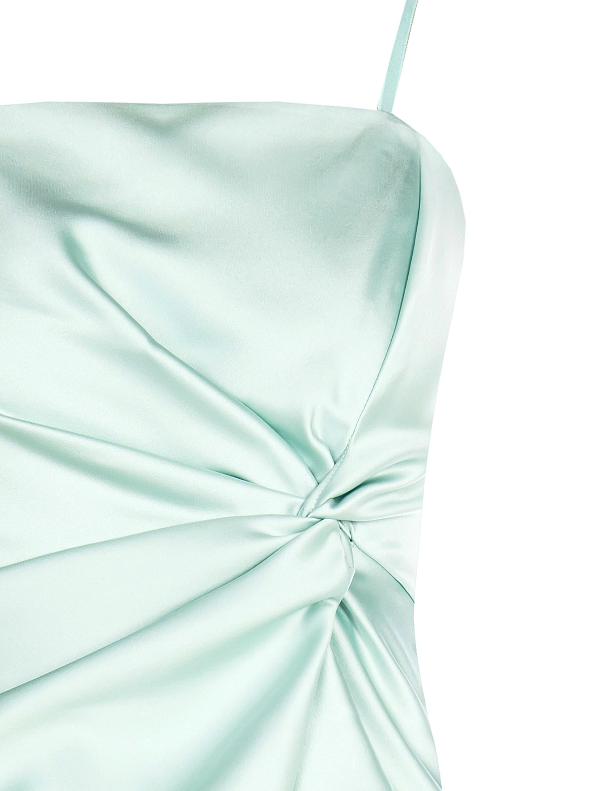 Top Corset In Raso Con Nodo Rinascimento