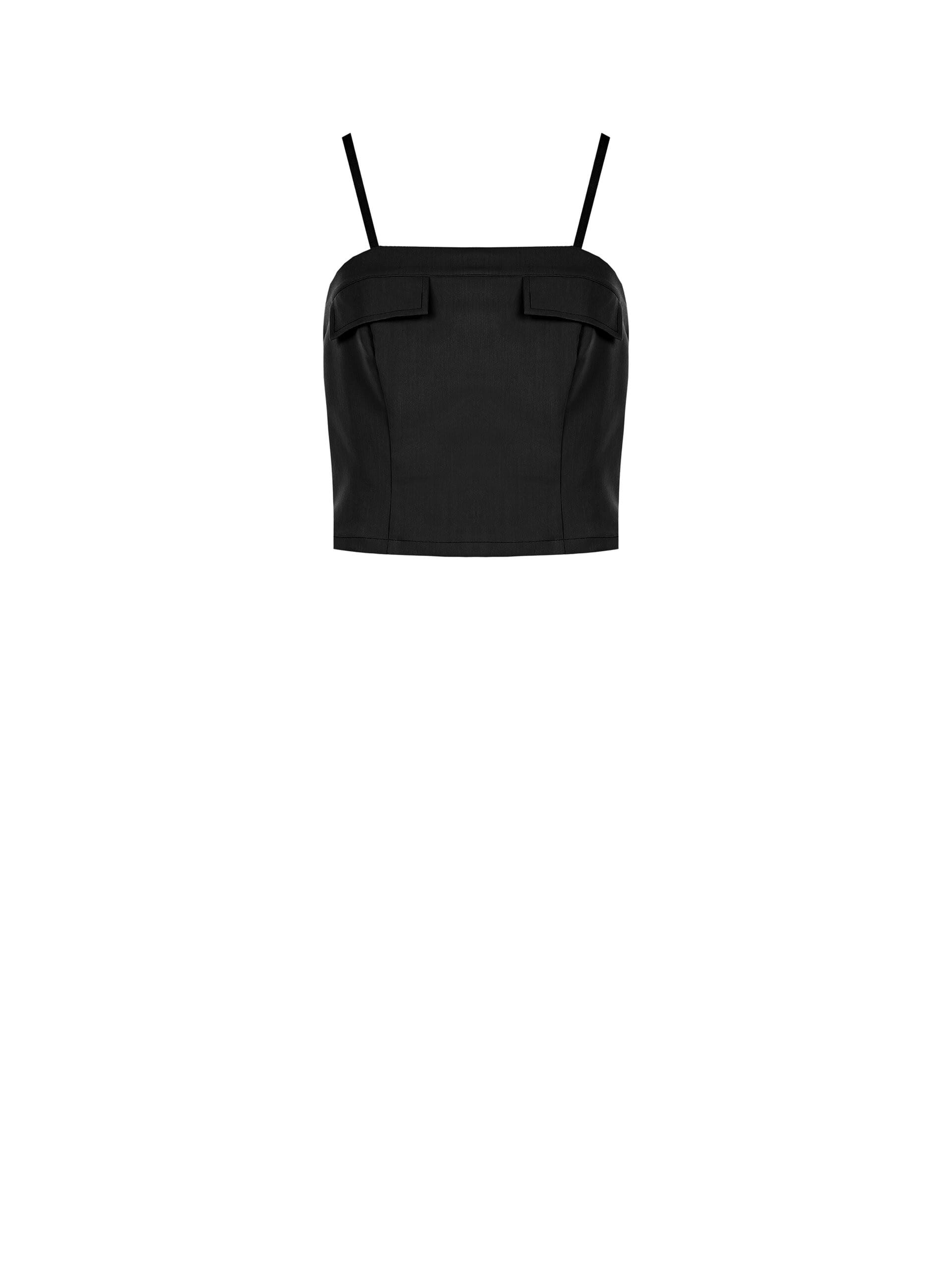 Crop Top Bustier Con Elastico Dietro Rinascimento