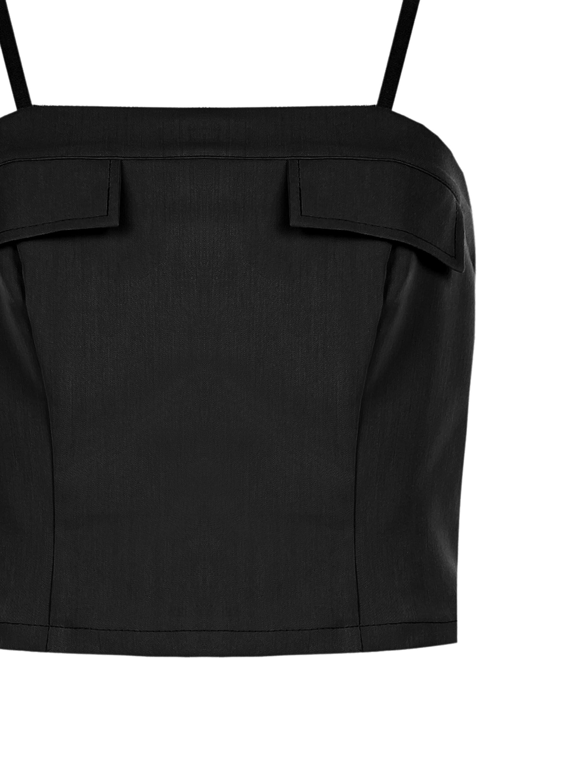 Crop Top Bustier Con Elastico Dietro Rinascimento