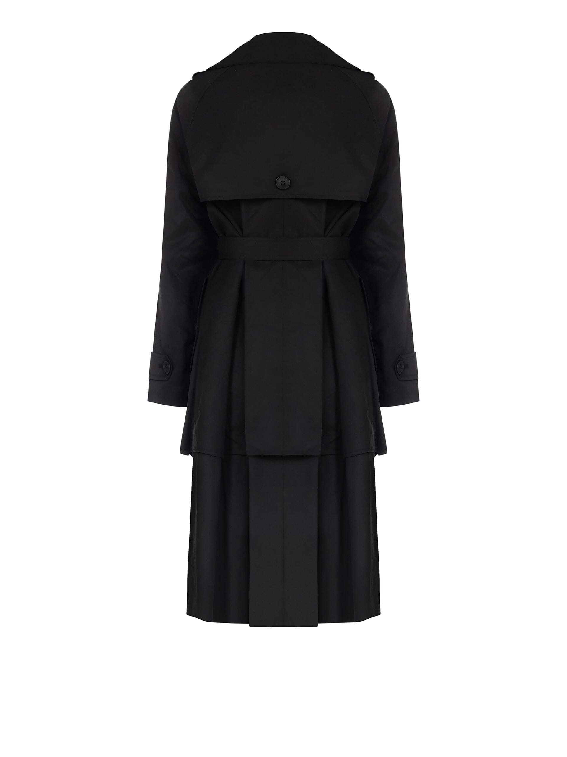 Trench-coat en coton mélangé avec ceinture coordonnée Rinascimento