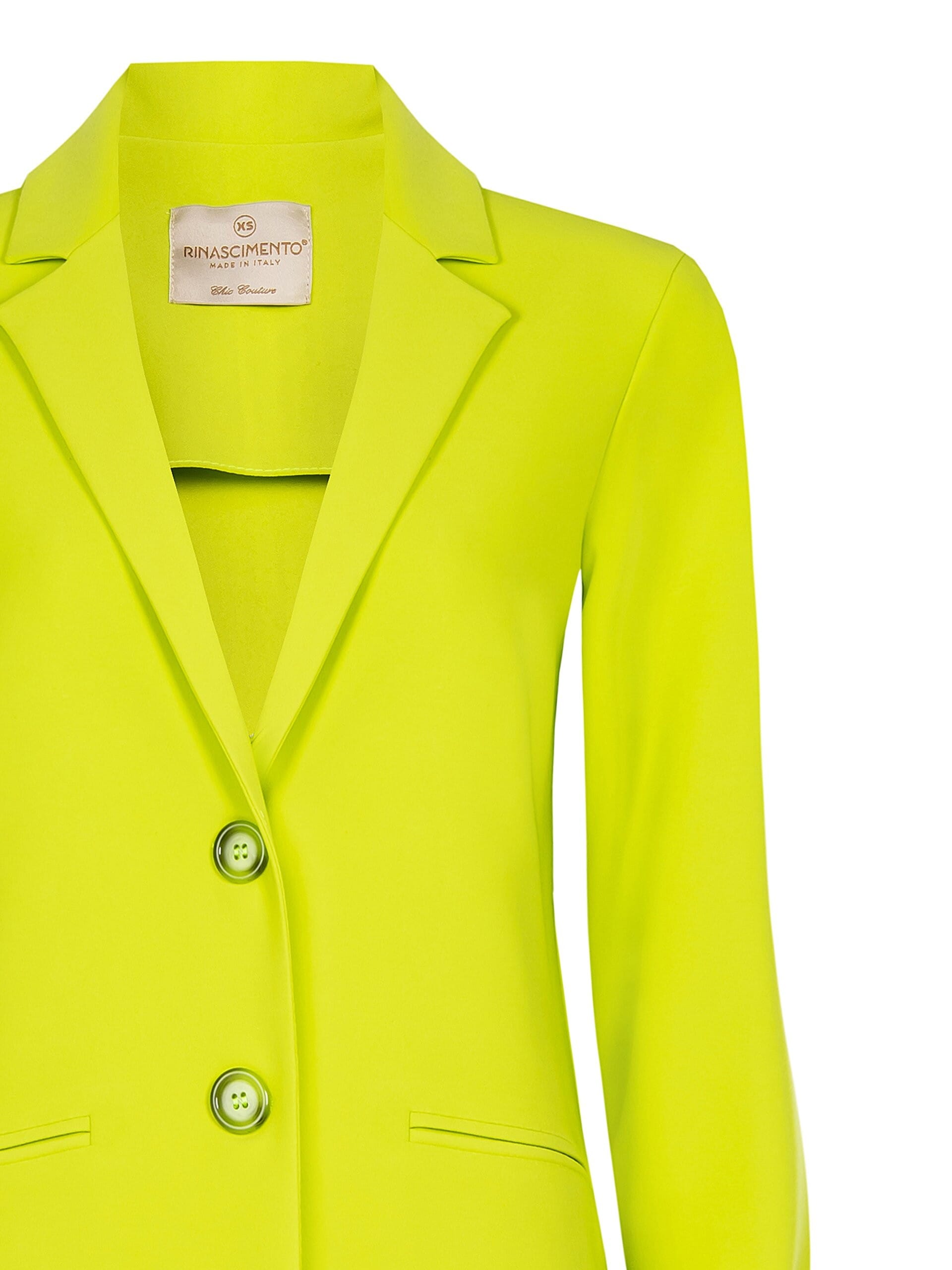 Giacca Blazer Over A 2 Bottoni In Scuba Crepe Rinascimento