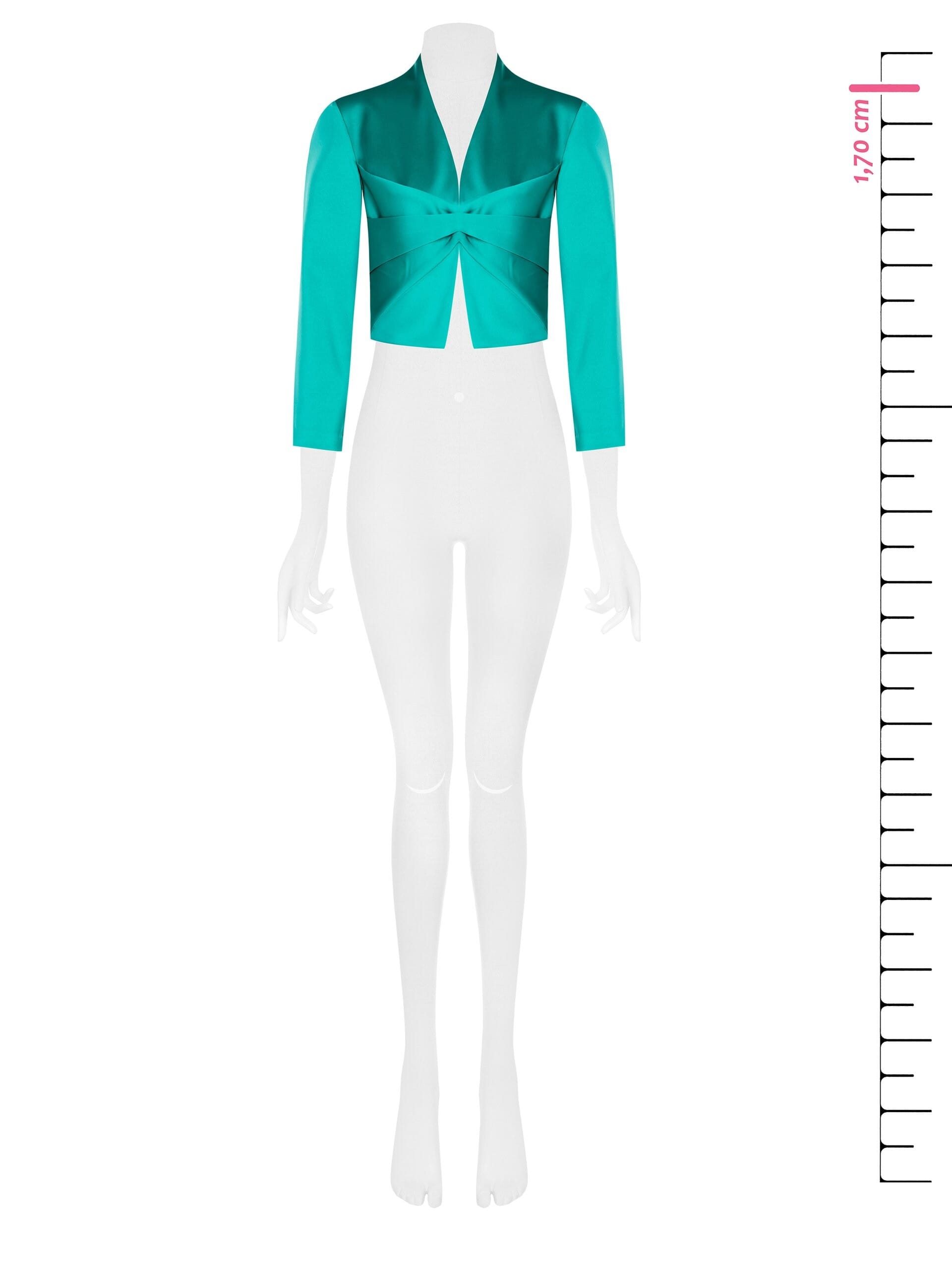 Bolero Coprispalle In Raso Con Gancio Rinascimento