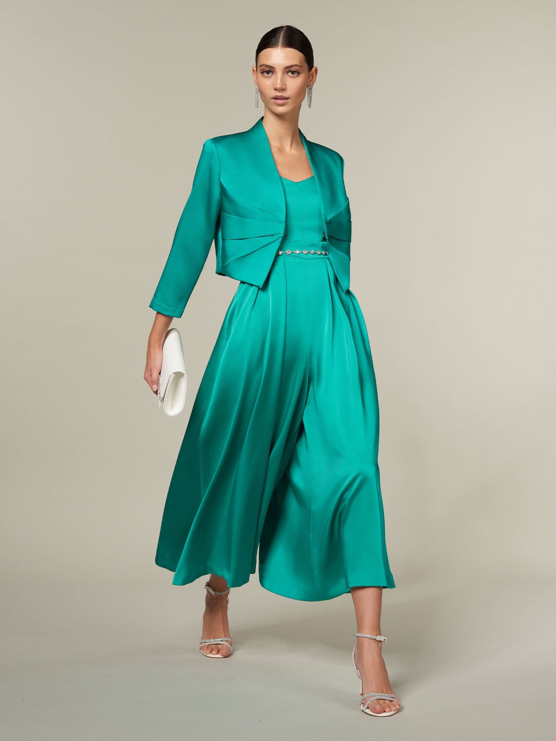 Bolero Coprispalle In Raso Con Gancio Rinascimento