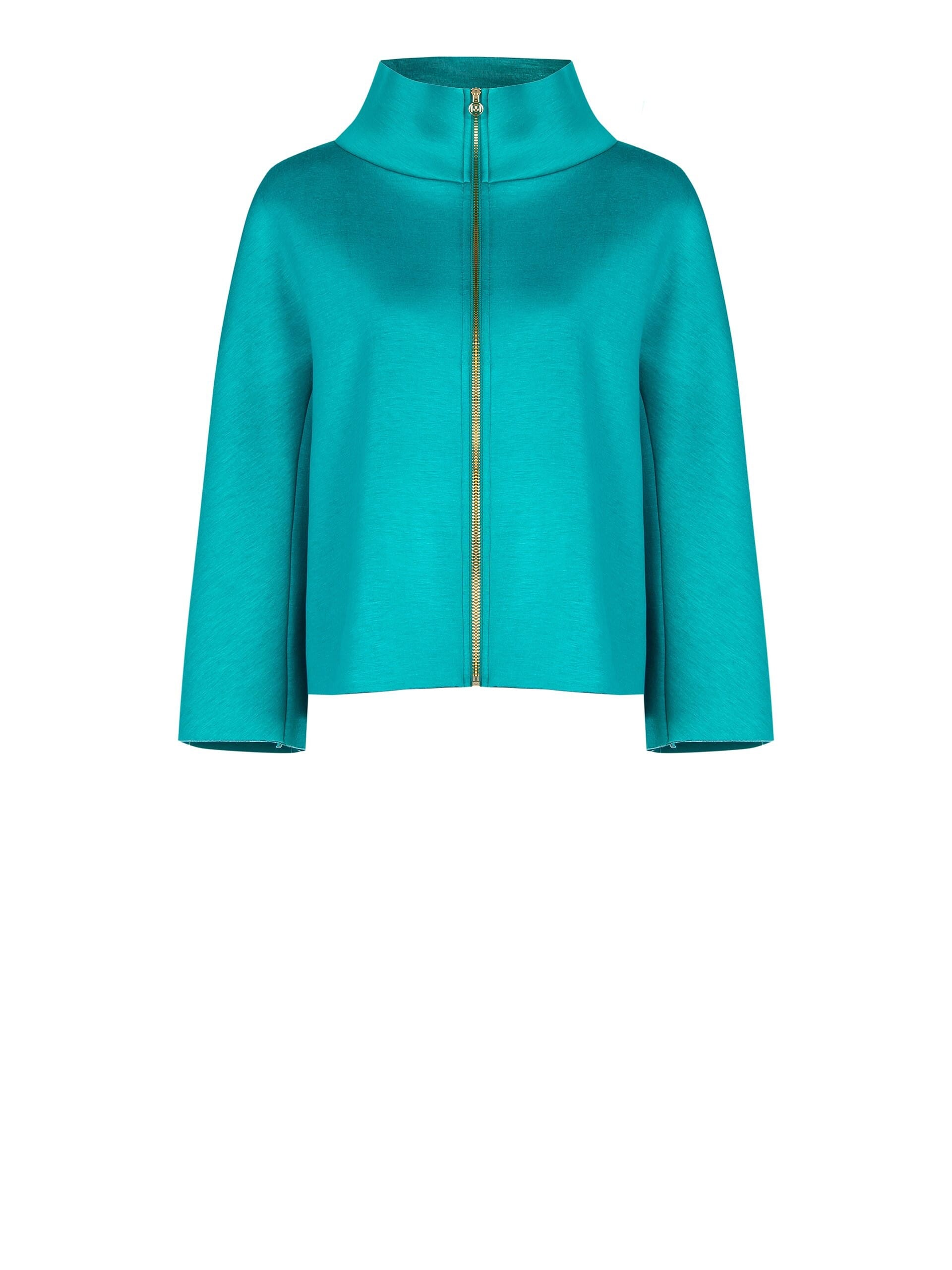 Cappotto A Mantella A Collo Alto In Neoprene Rinascimento