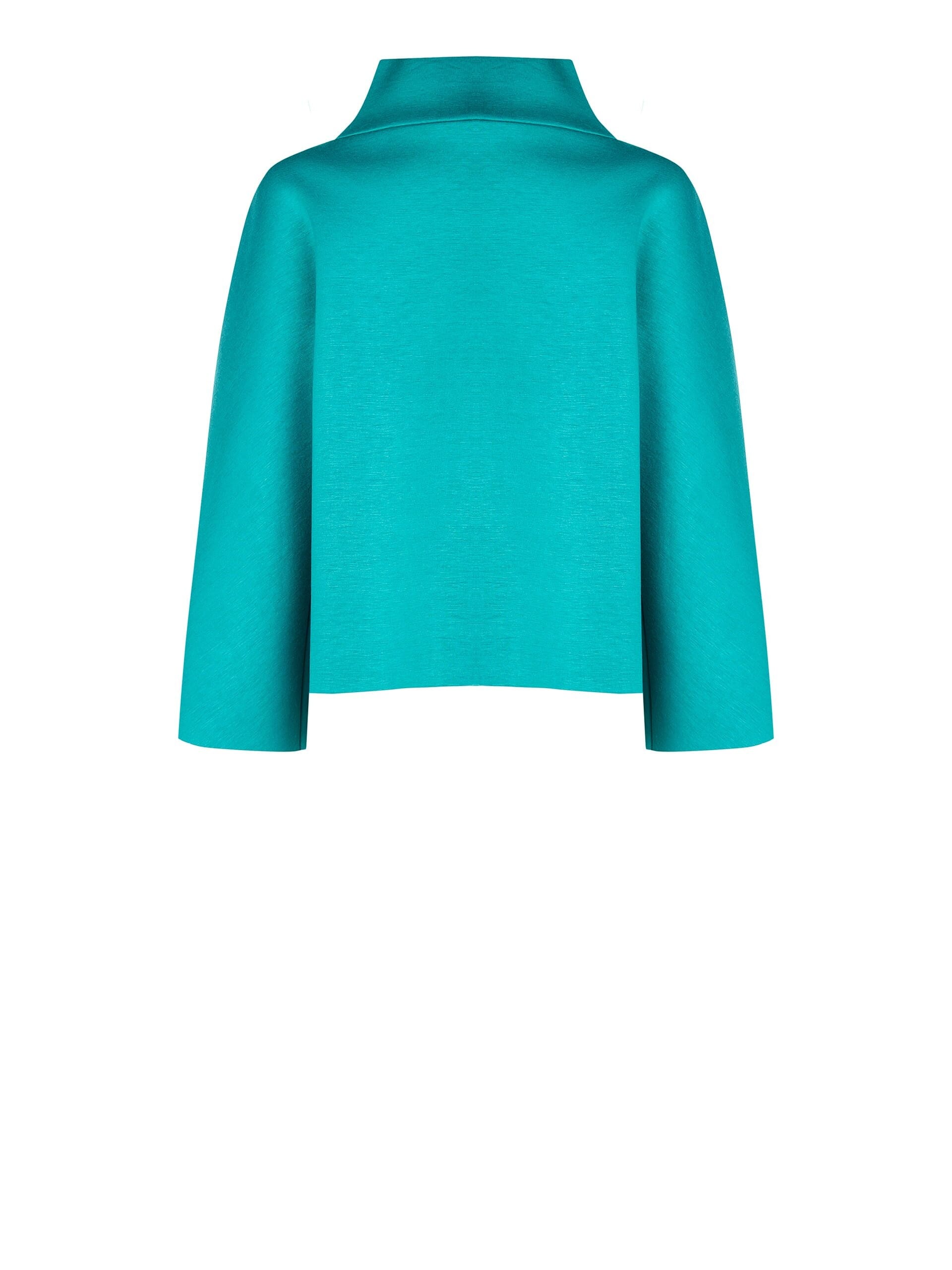 Cappotto A Mantella A Collo Alto In Neoprene Rinascimento