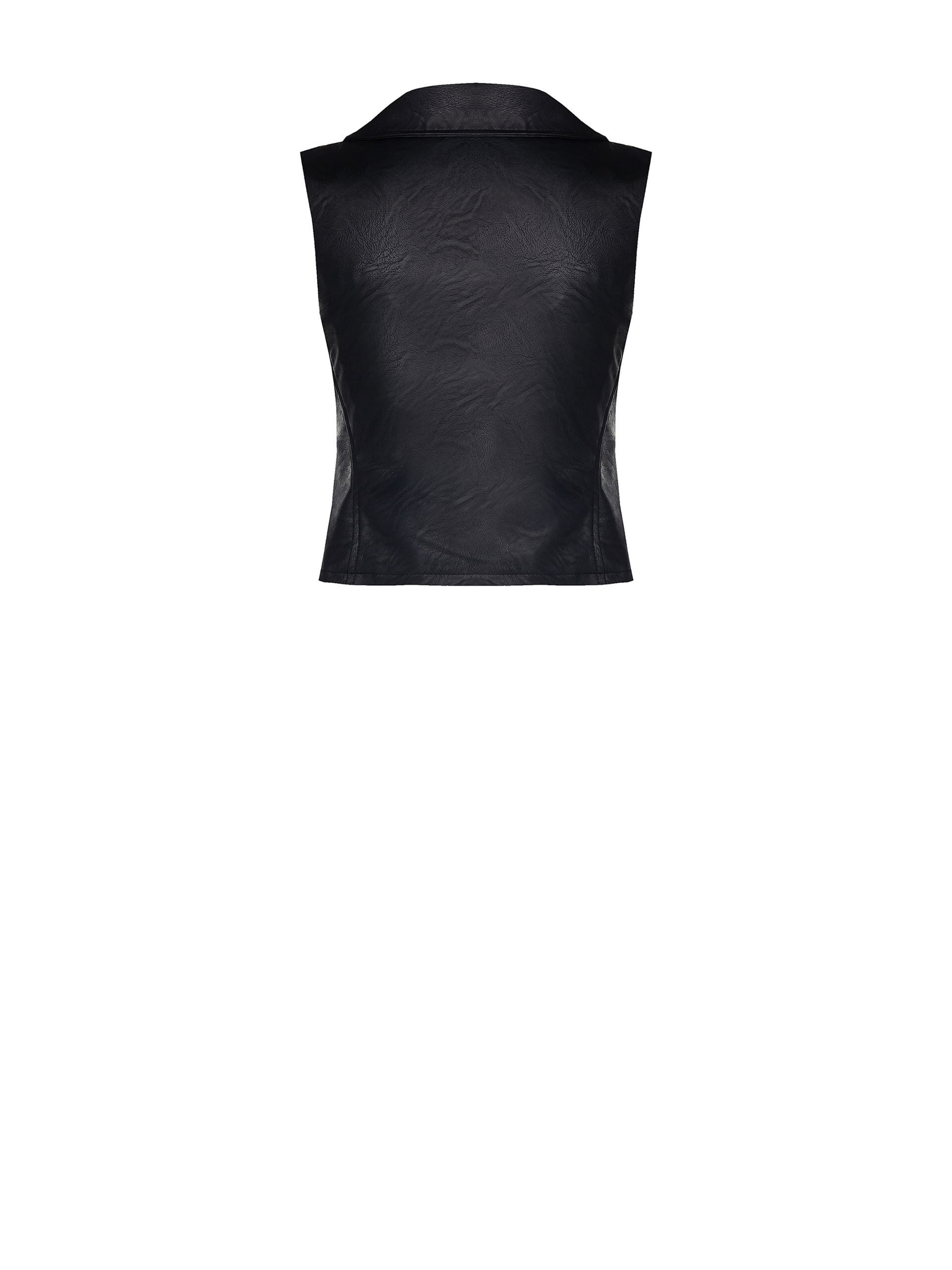 Gilet Chiodo In Simil Pelle Invecchiata Rinascimento