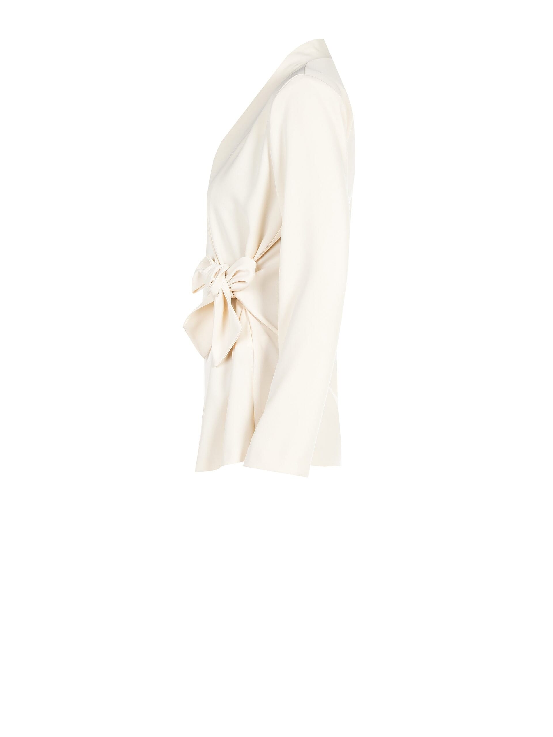 Giacca Ad Incrocio Annodata Sul Lato Con Spalline Rinascimento