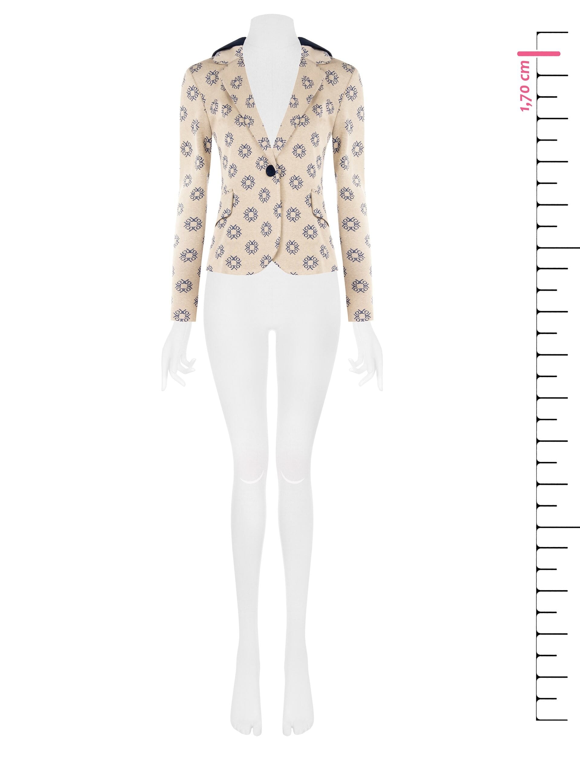 Giacca In Felpa Con Pattern Logo RR E Cappuccio Rinascimento