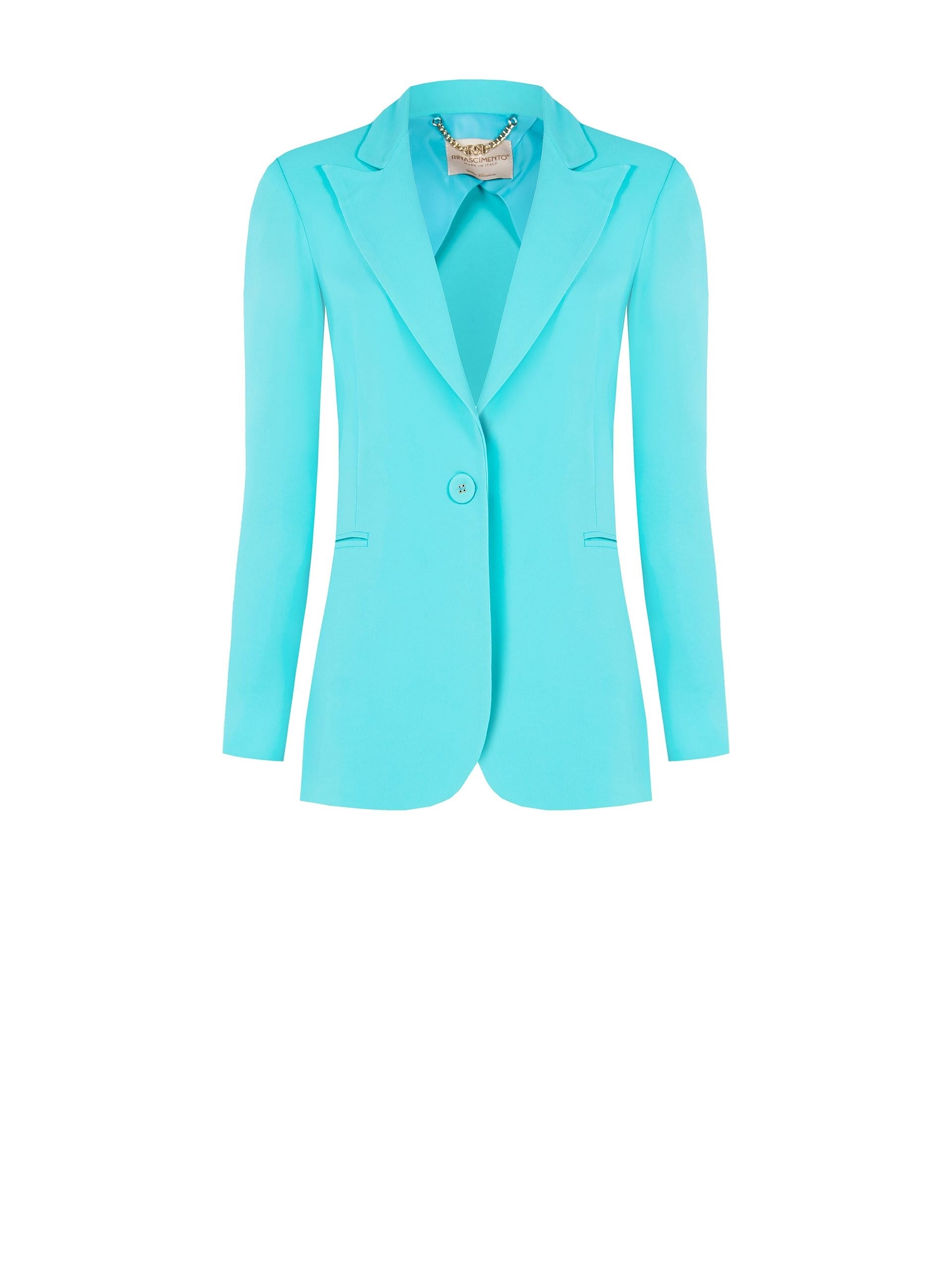 Giacca Blazer Sfiancata In Crepe Rinascimento