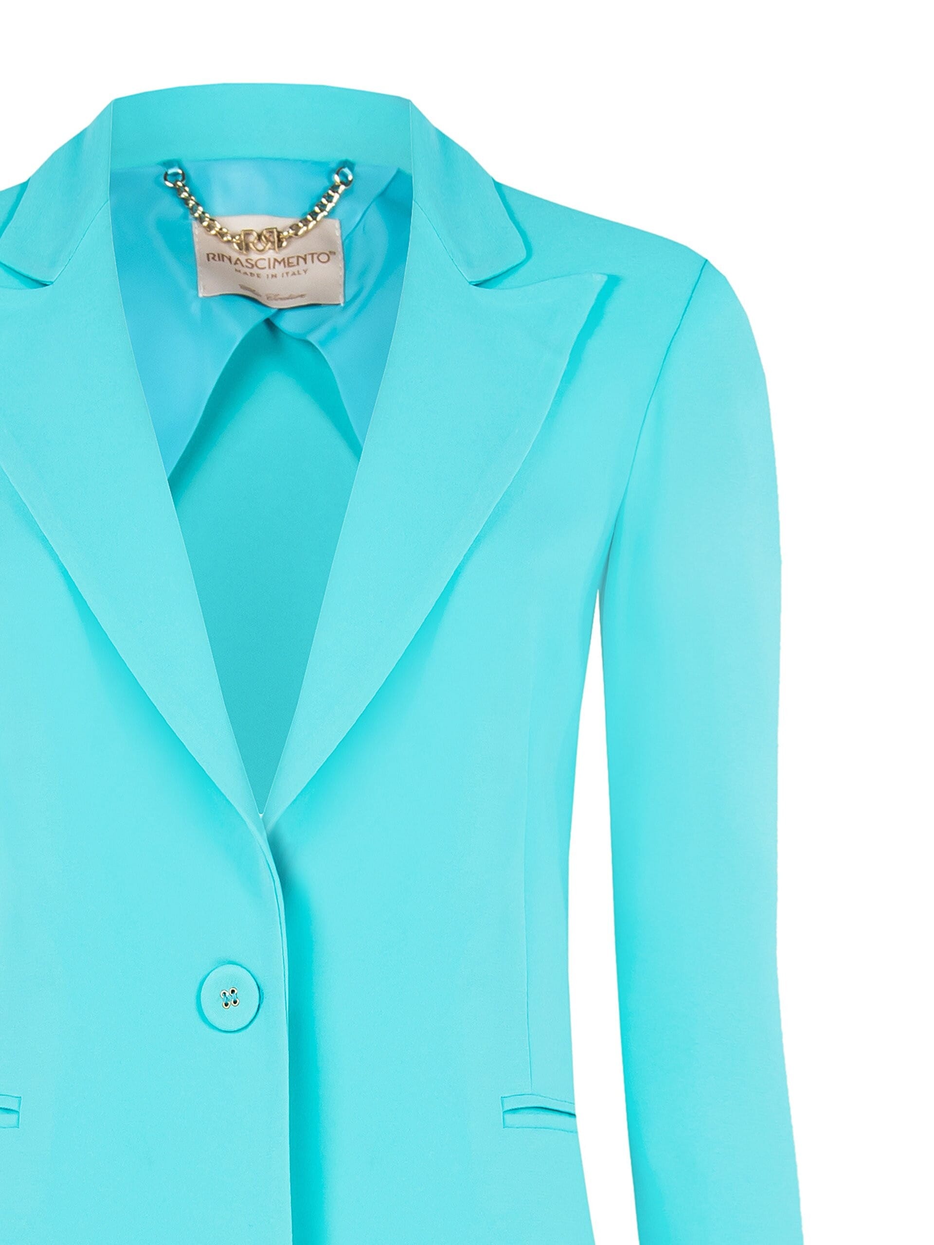 Giacca Blazer Sfiancata In Crepe Rinascimento