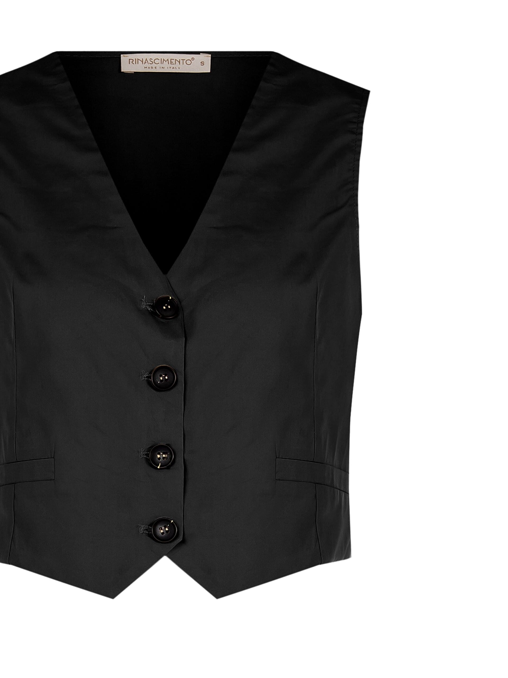 Gilet carré en coton Rinascimento