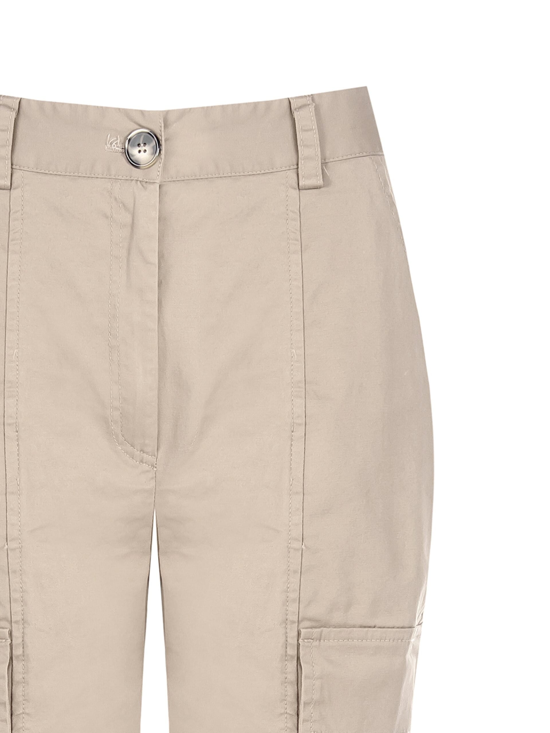 Pantaloni Cargo Misto Cotone Con Cinturini Alle Caviglie Rinascimento