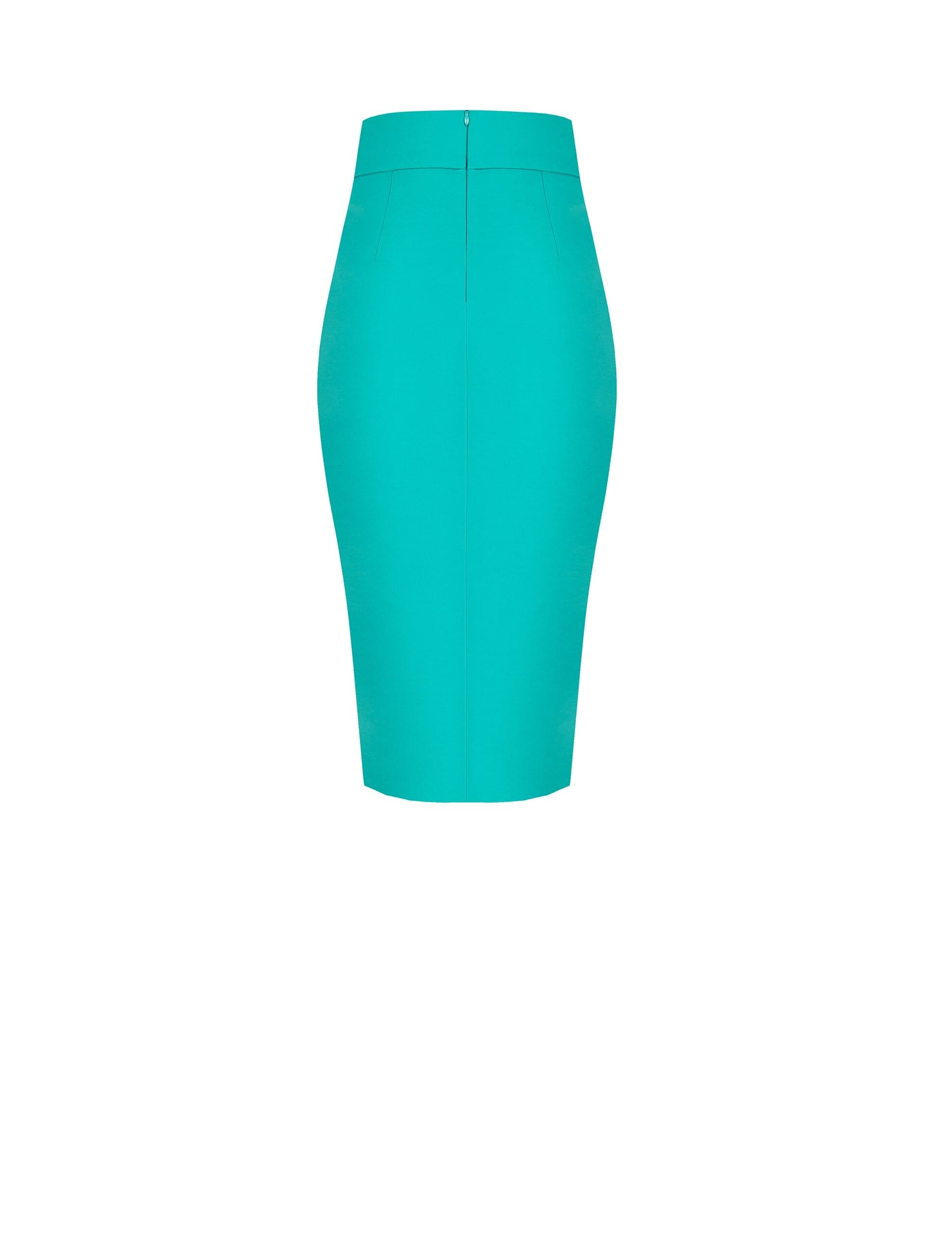 Gonna A Tubino In Tessuto Tecnico Con Spacco Davanti Rinascimento