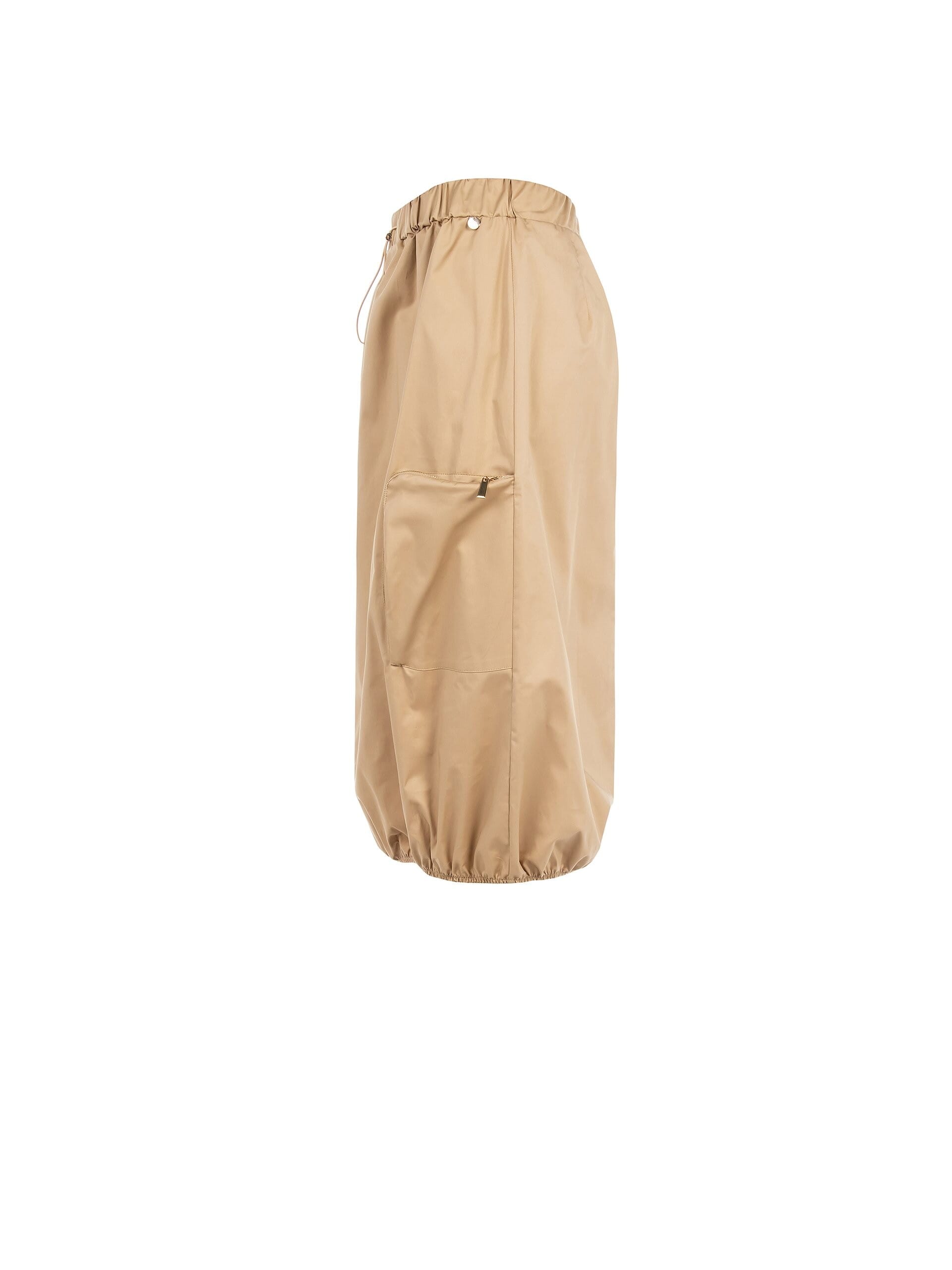 Longuette In Misto Cotone Con Maxi Tasca Con Chiusura A Zip Rinascimento