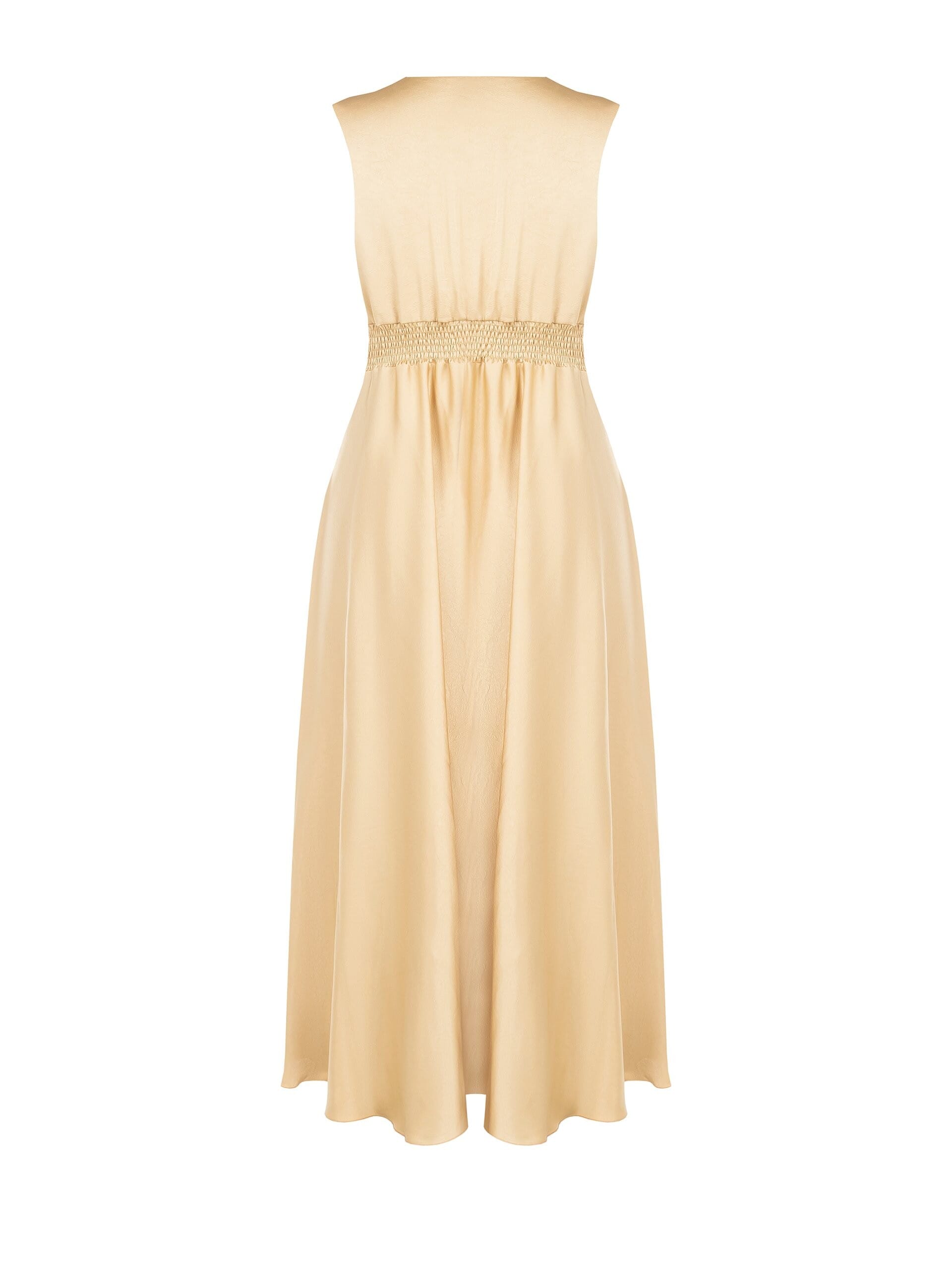 Abito Lungo In Raso Effetto Stropicciato A Scollo A V Incrociato Con Fiori E Strass Rinascimento Curvy