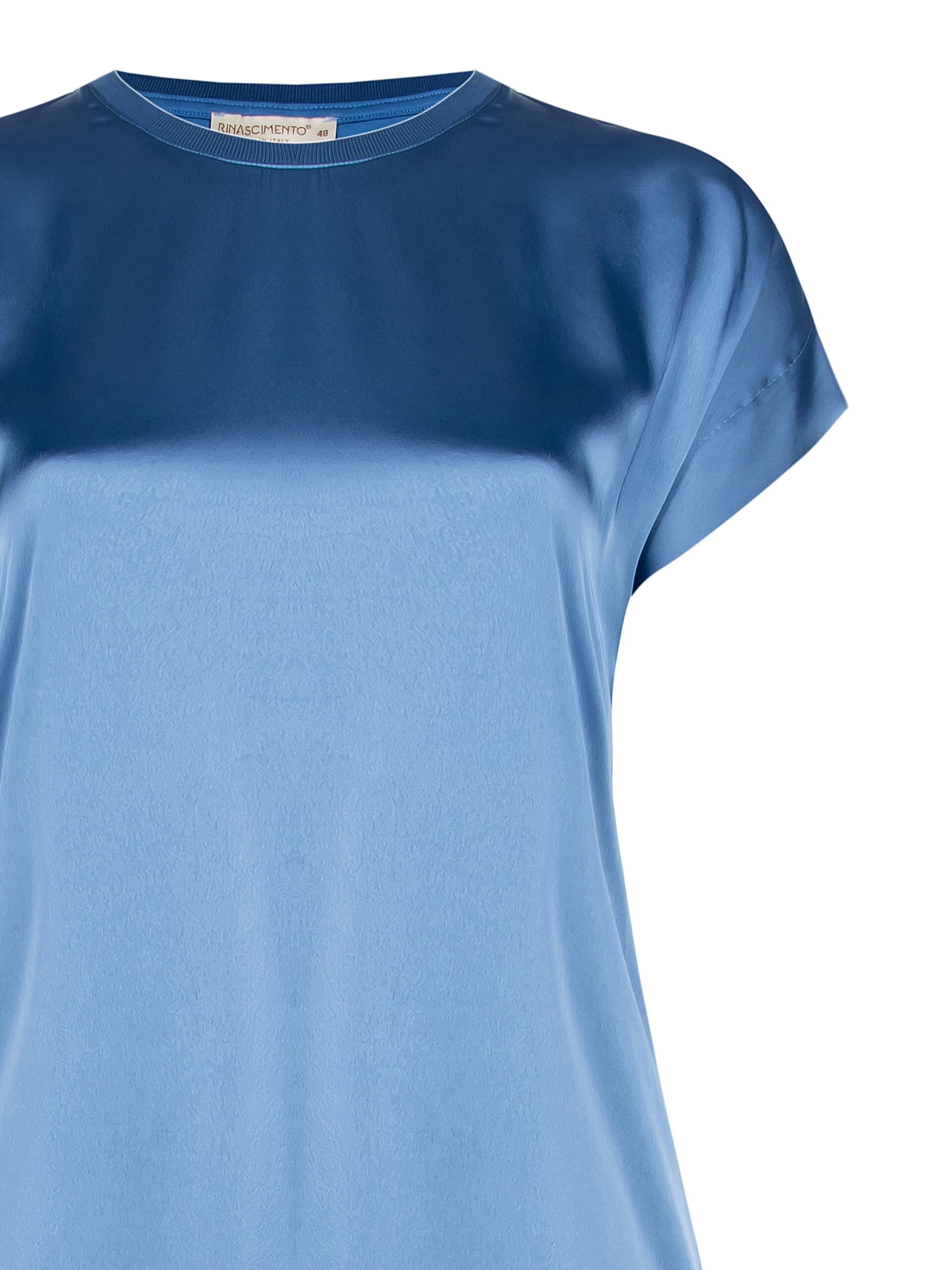 Abito Lungo Curvy In Raso Davanti E Viscosa Dietro Rinascimento Curvy