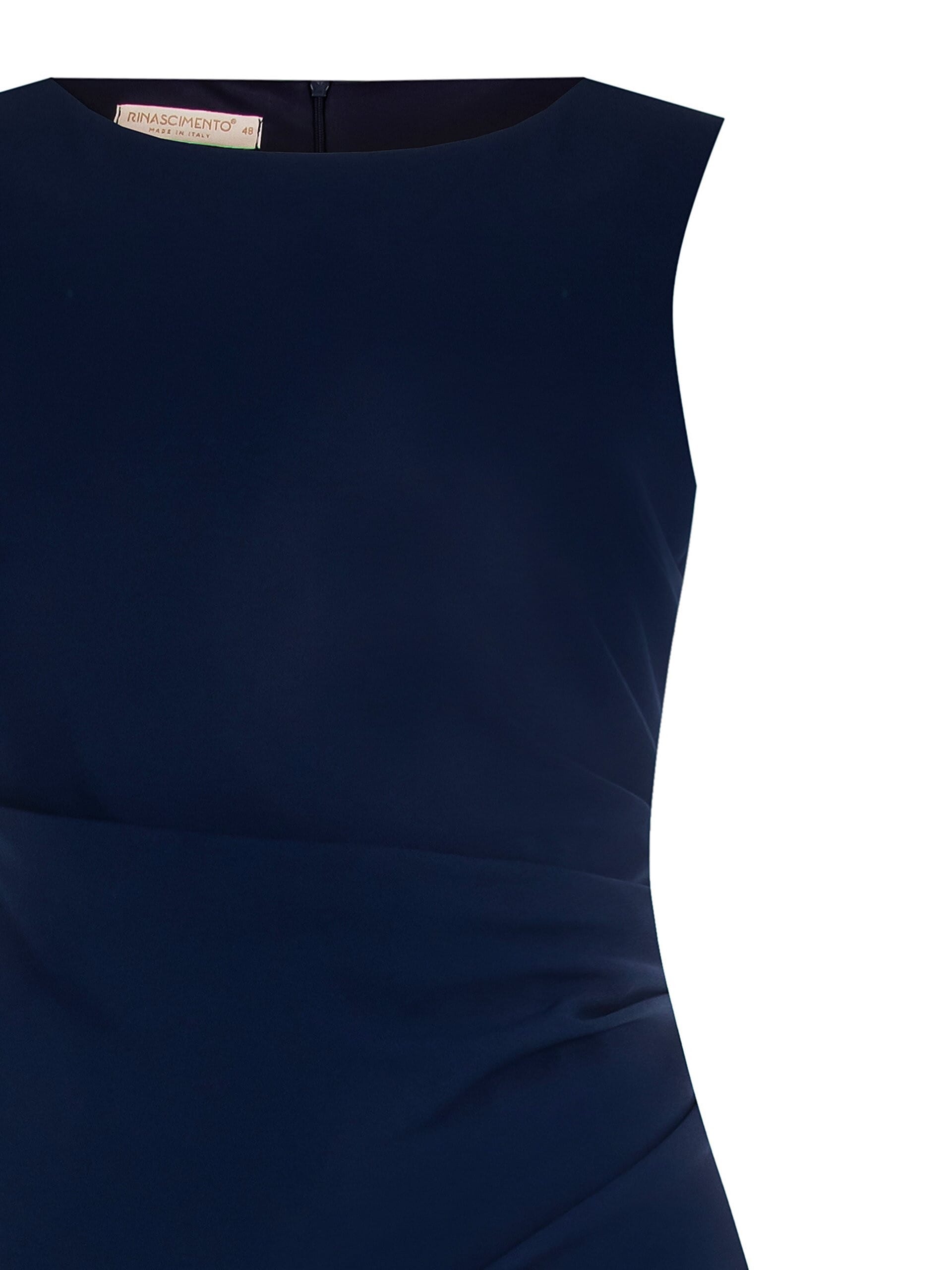 Abito A Tubino Curvy Con Drappeggio In Scuba Crepe Rinascimento Curvy