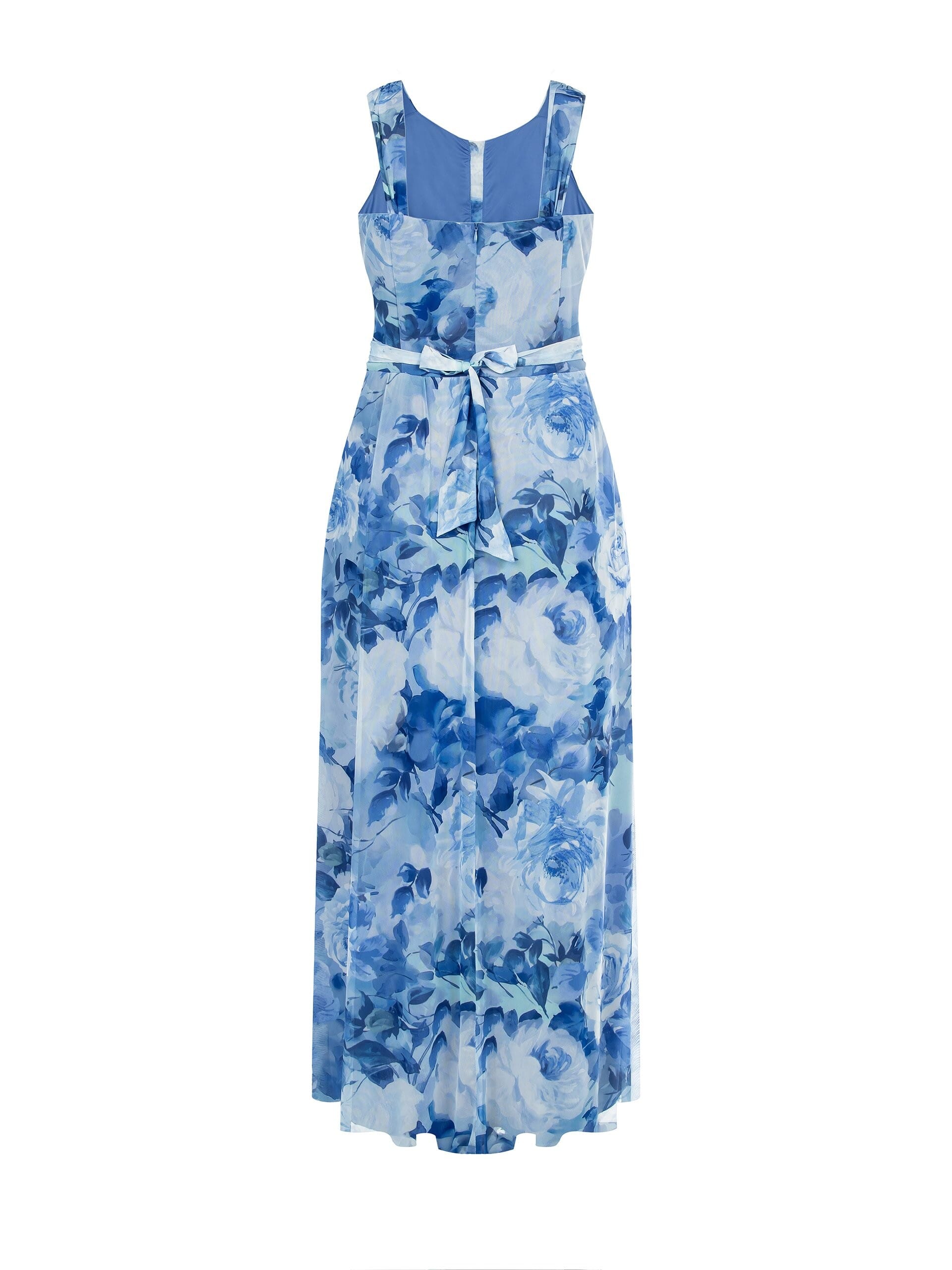 Abito Lungo Curvy In Tulle Arricciato In Vita Rinascimento Curvy