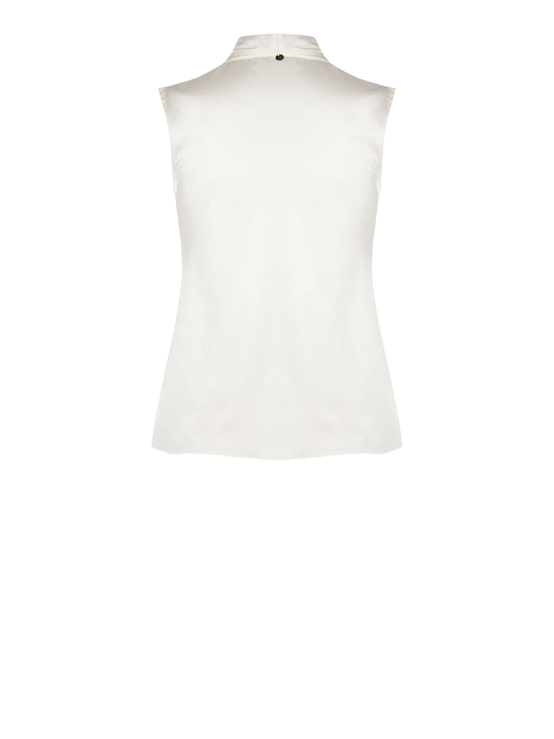 Top Curvy Fluido In Raso Con Scollo A V Rinascimento Curvy