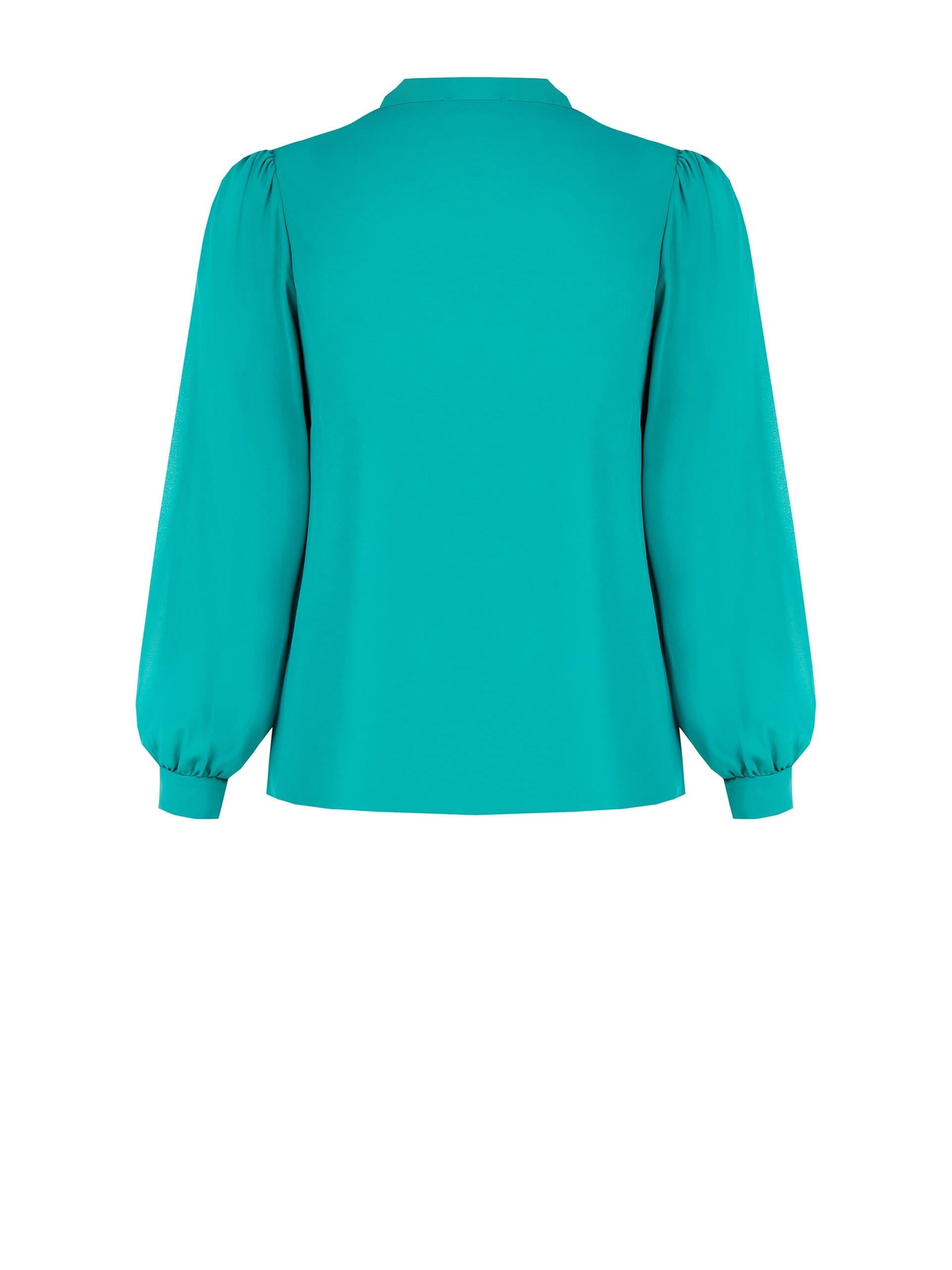 Chemisier double Georgette Fluid Curvy avec cravate Rinascimento Curvy