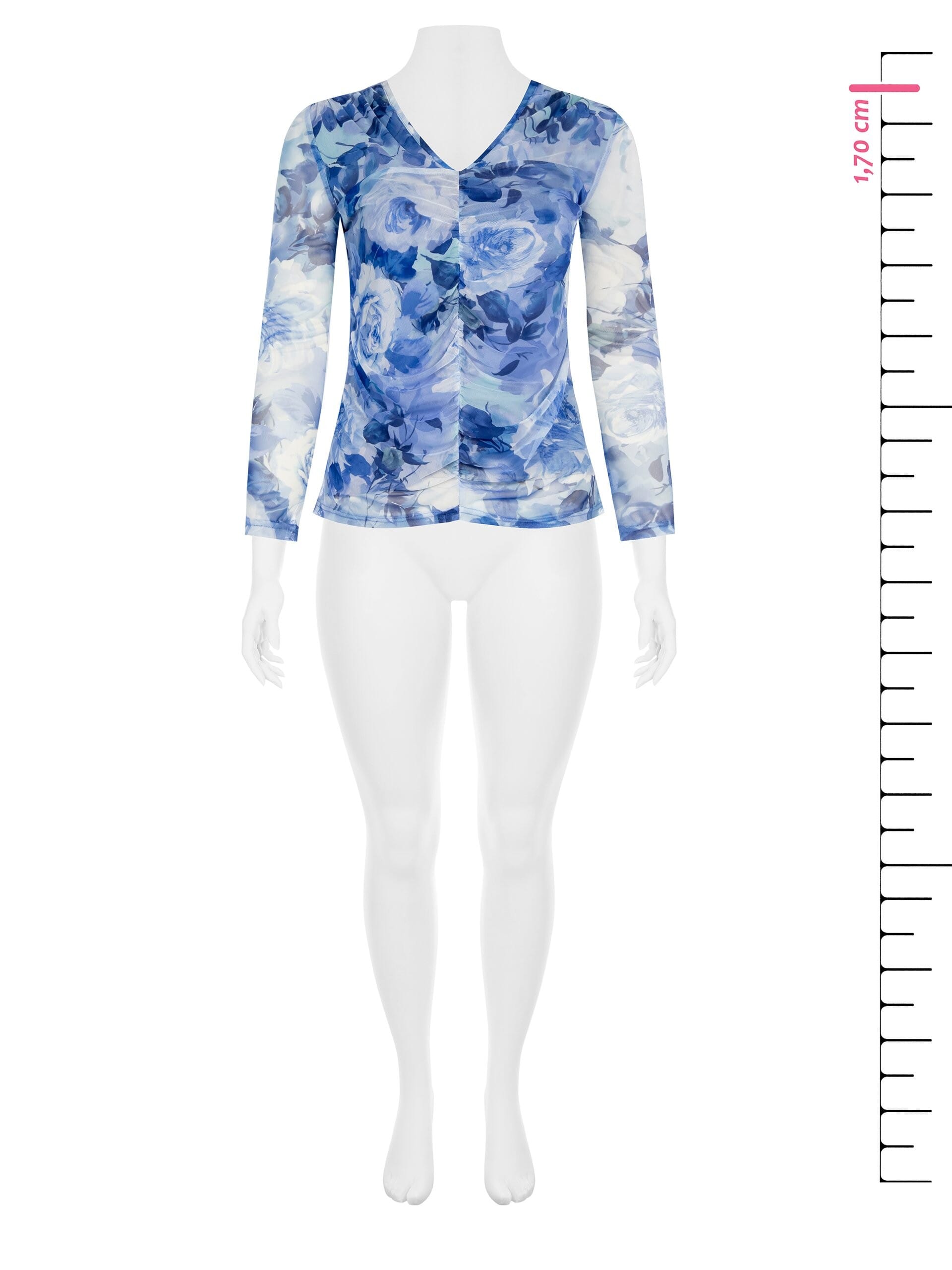 Rinascimento Curvy Top ajusté en tulle