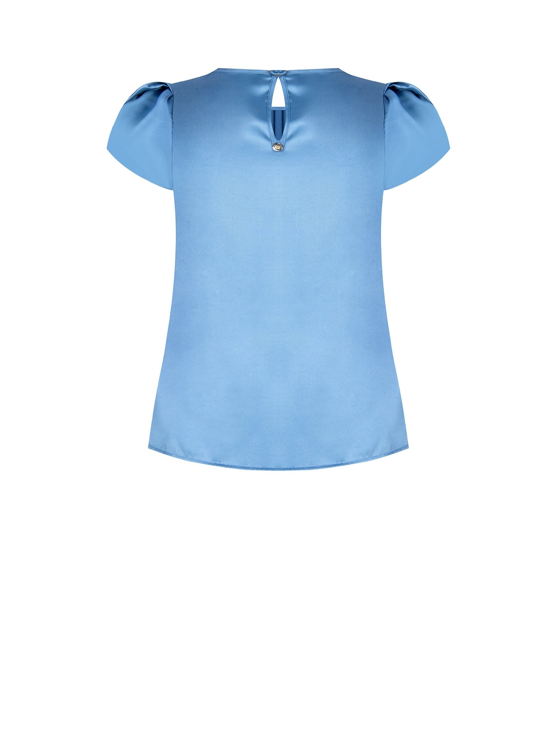 Blouse fluide en satin avec anneau métallique Rinascimento Curvy