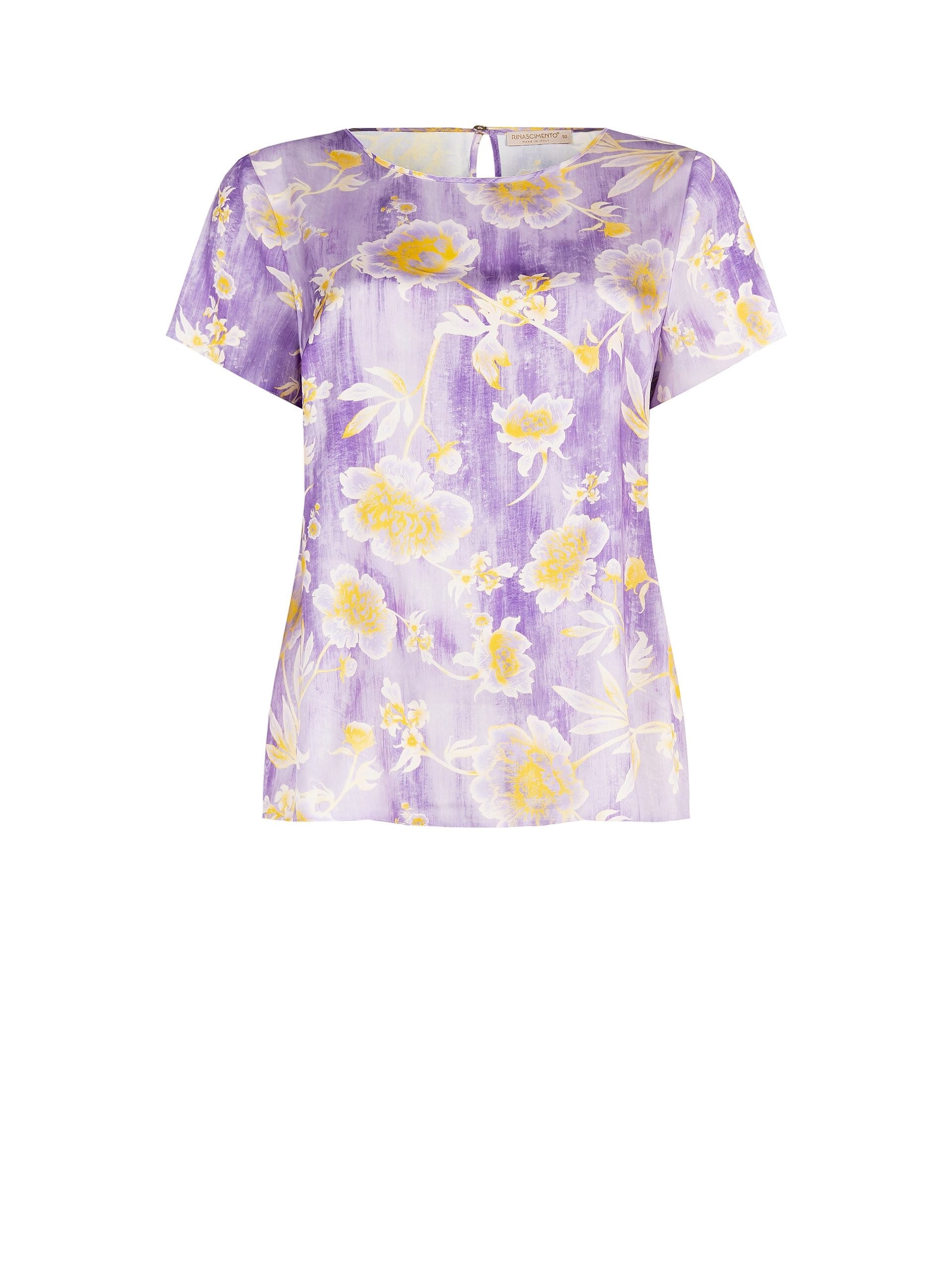 Silk Effect Curvy Blouse Rinascimento Curvy