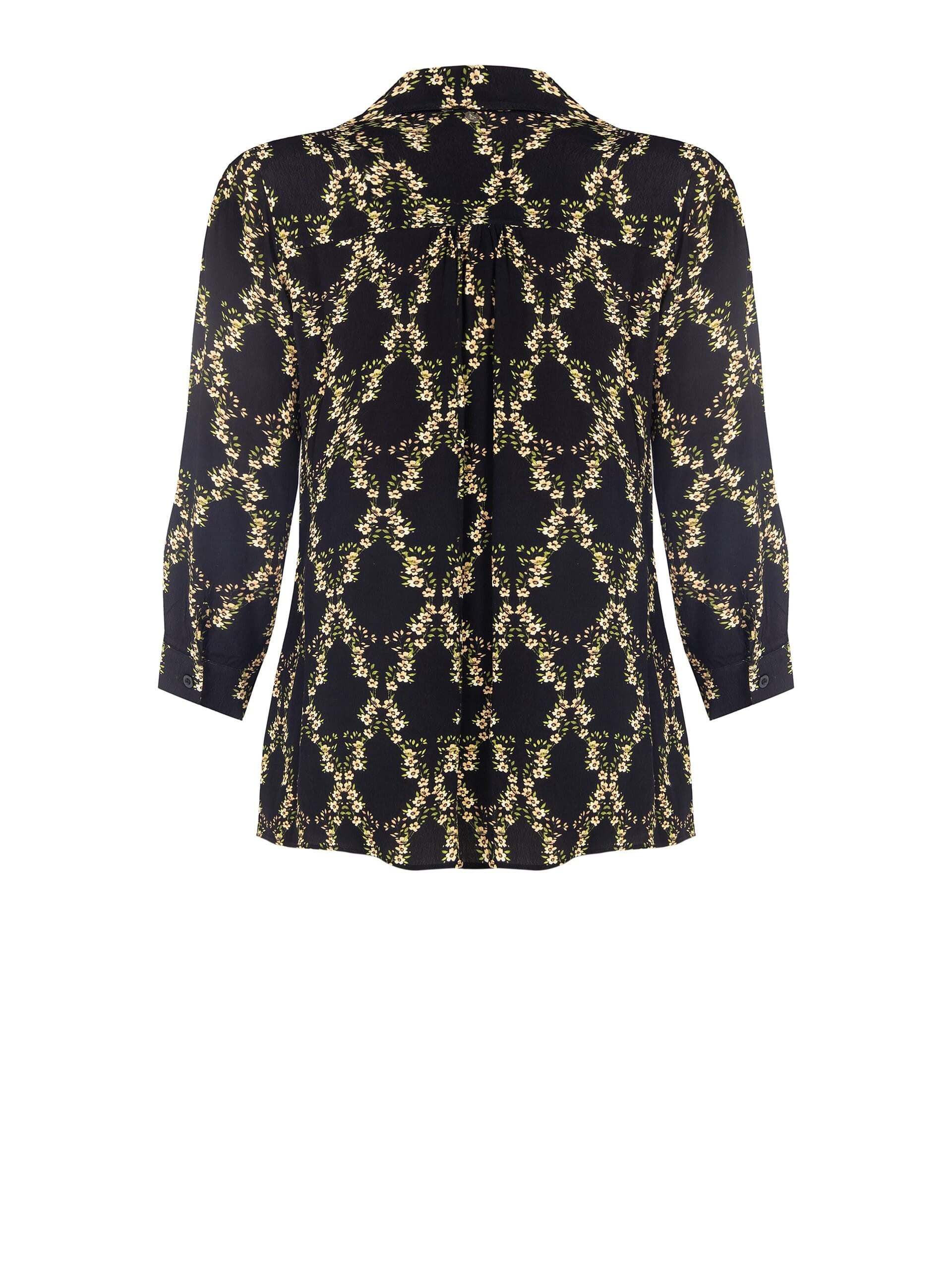 Wide Curvy Crepe Shirt With Tie Coordinated Rinascimento Curvy