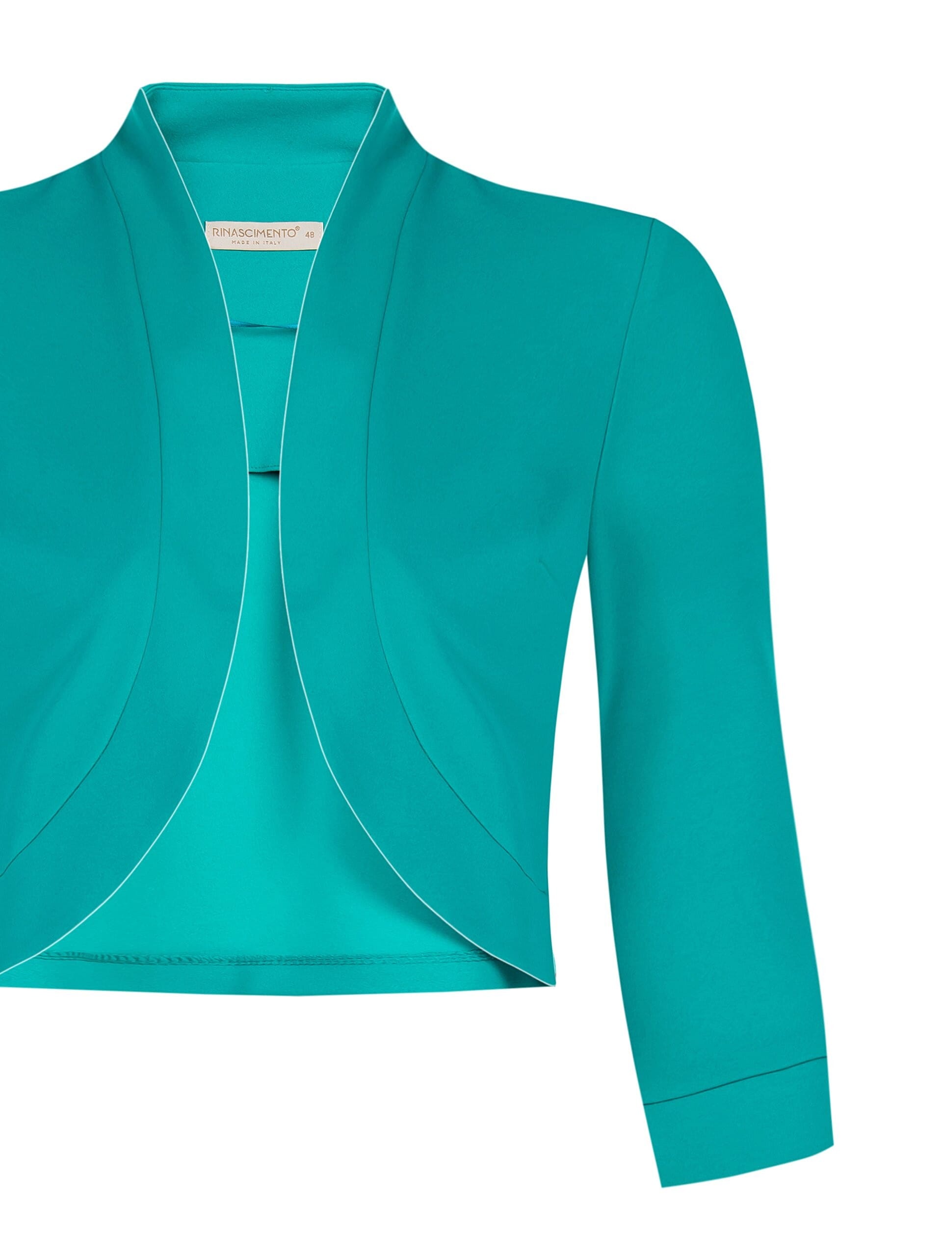 Bolero Coprispalle Curvy Aperto In Scuba Crepe Rinascimento Curvy