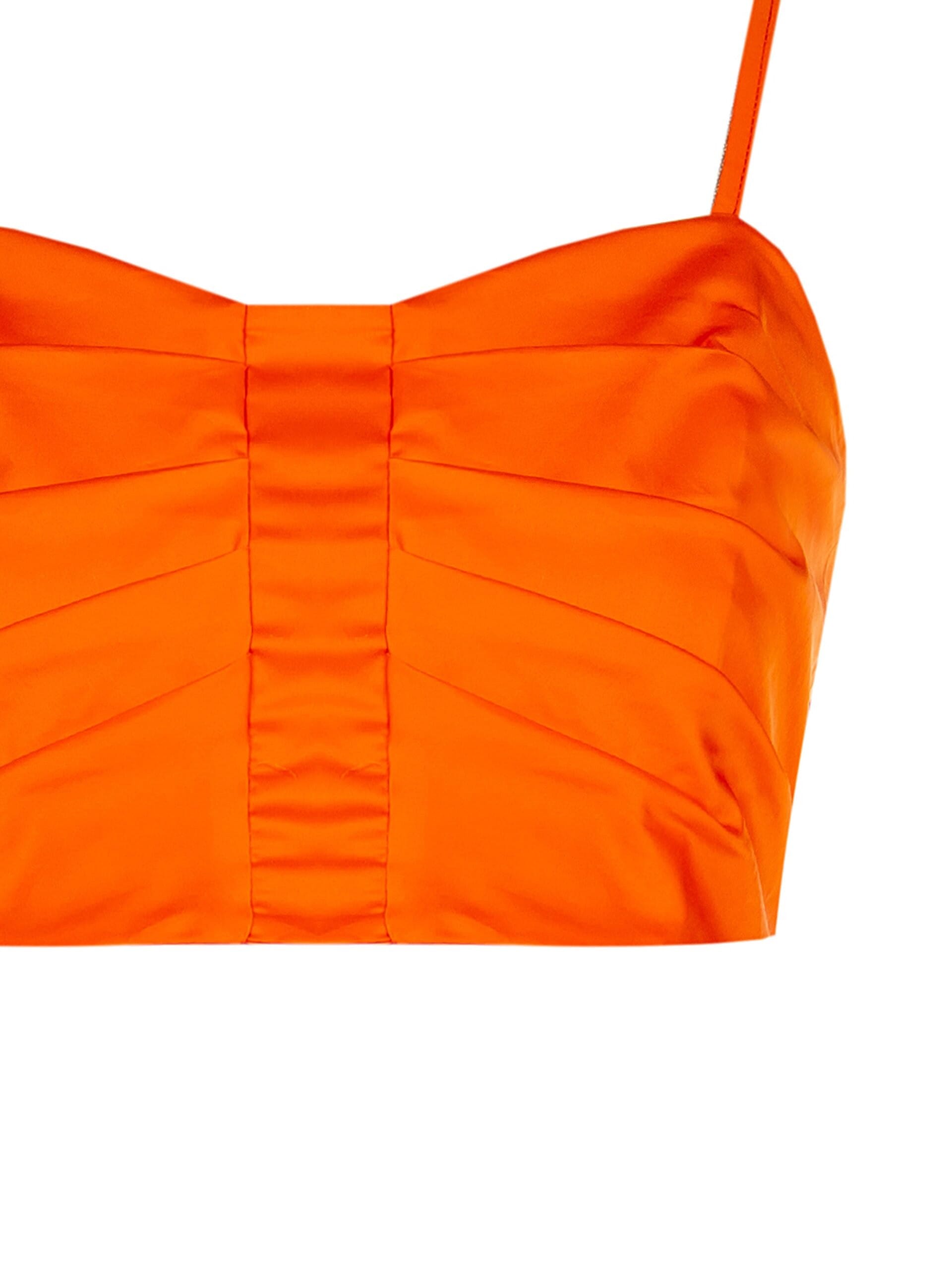 Crop Top Bralette In Tela Parachute Rinascimento