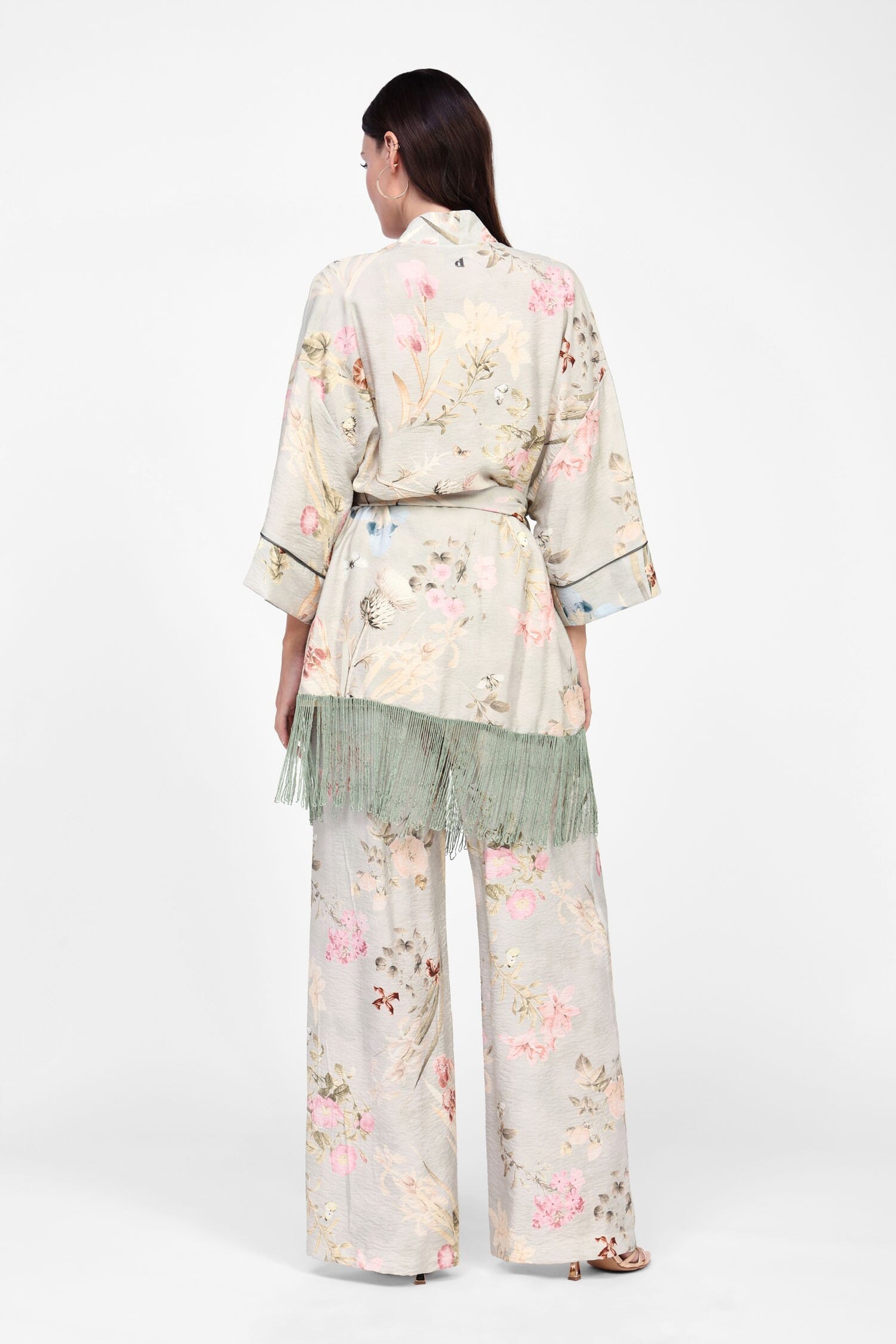 Pantaloni Ampi Con Stampa Floreale Dixie