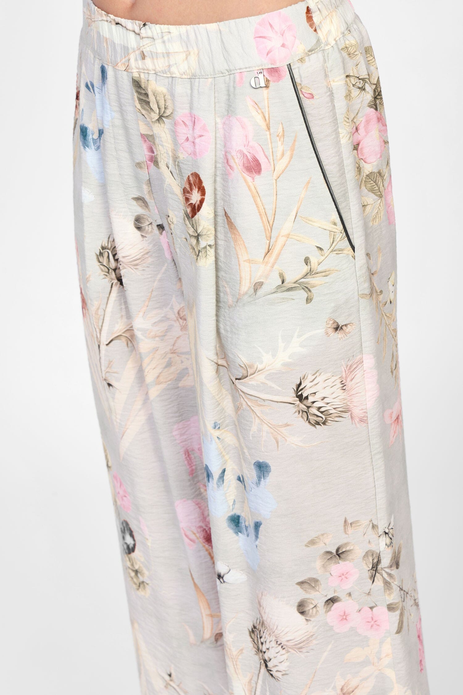 Pantaloni Ampi Con Stampa Floreale Dixie