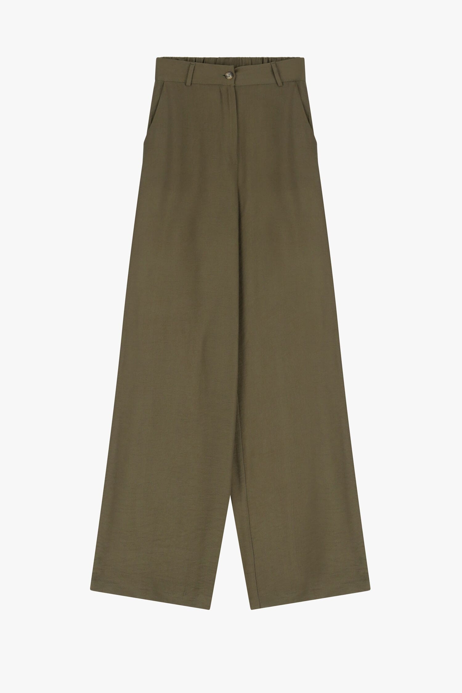 Pantaloni A Gamba Ampia Con Tasche Dixie