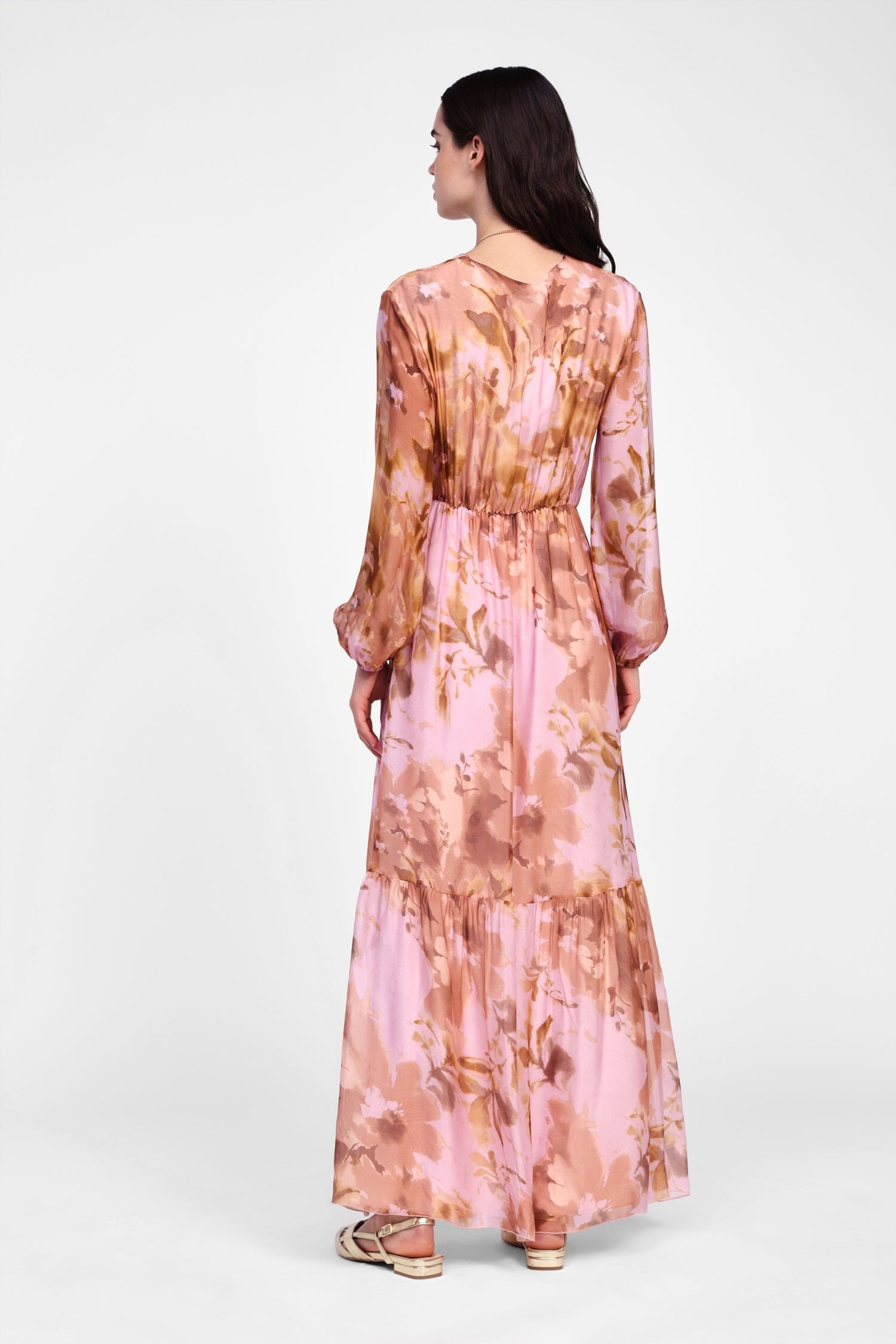 Robe longue à imprimé floral Dixie
