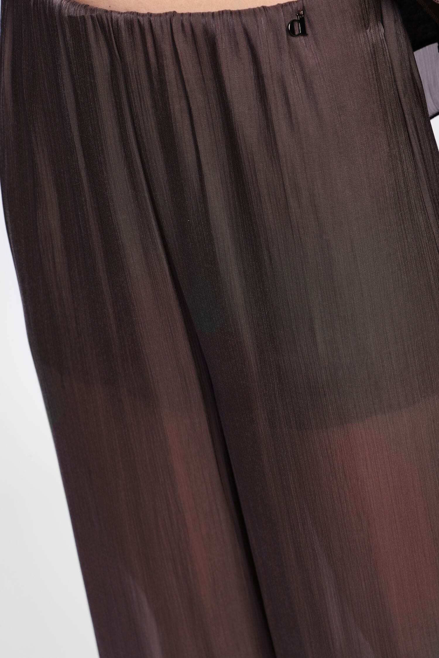 Pantalon large à taille haute Dixie