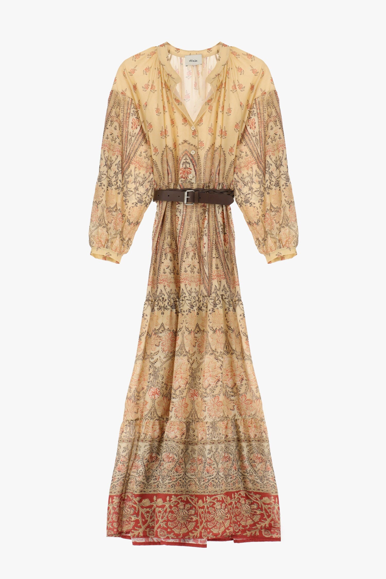 Abito Lungo Con Cintura Regolabile Dixie