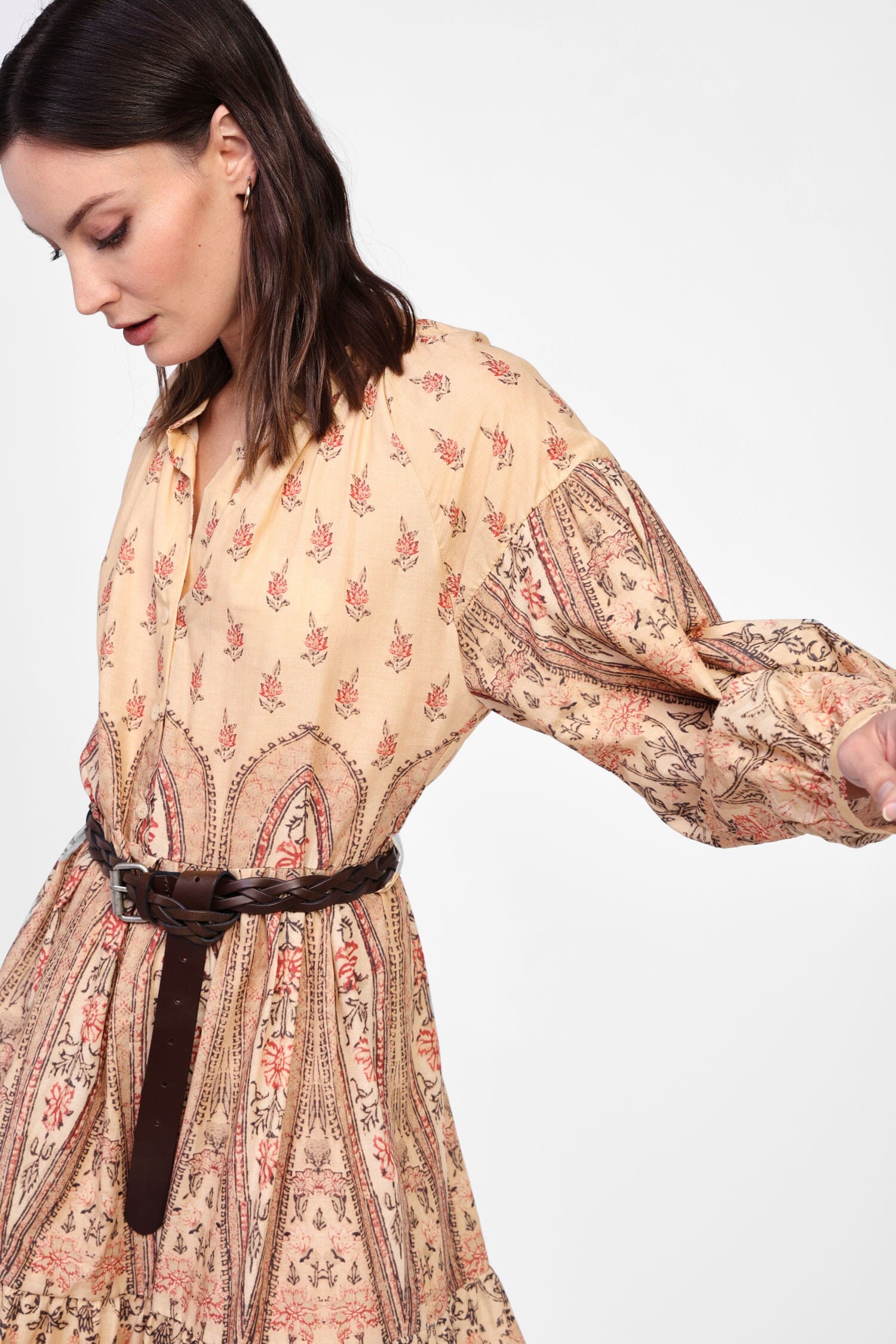 Abito Lungo Con Cintura Regolabile Dixie