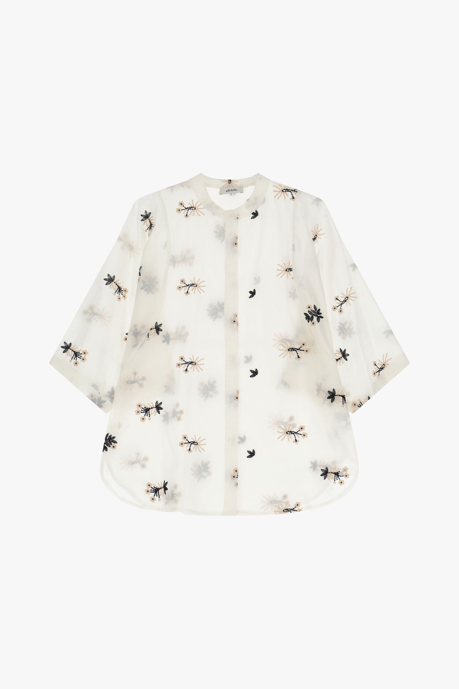 Camicia Lunga Con Stampa Floreale Dixie