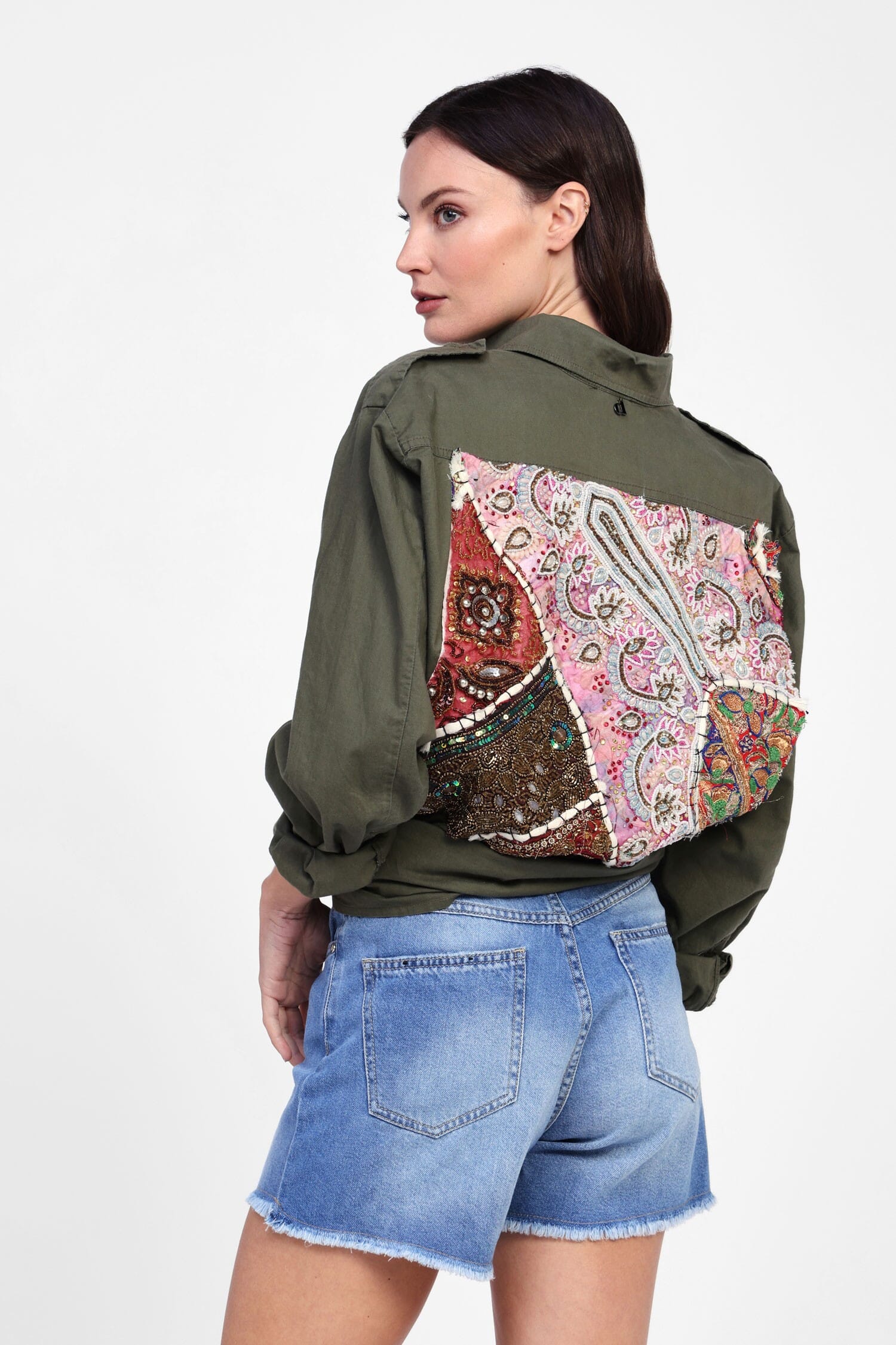 Camicia Con Tasche E Frange Dixie