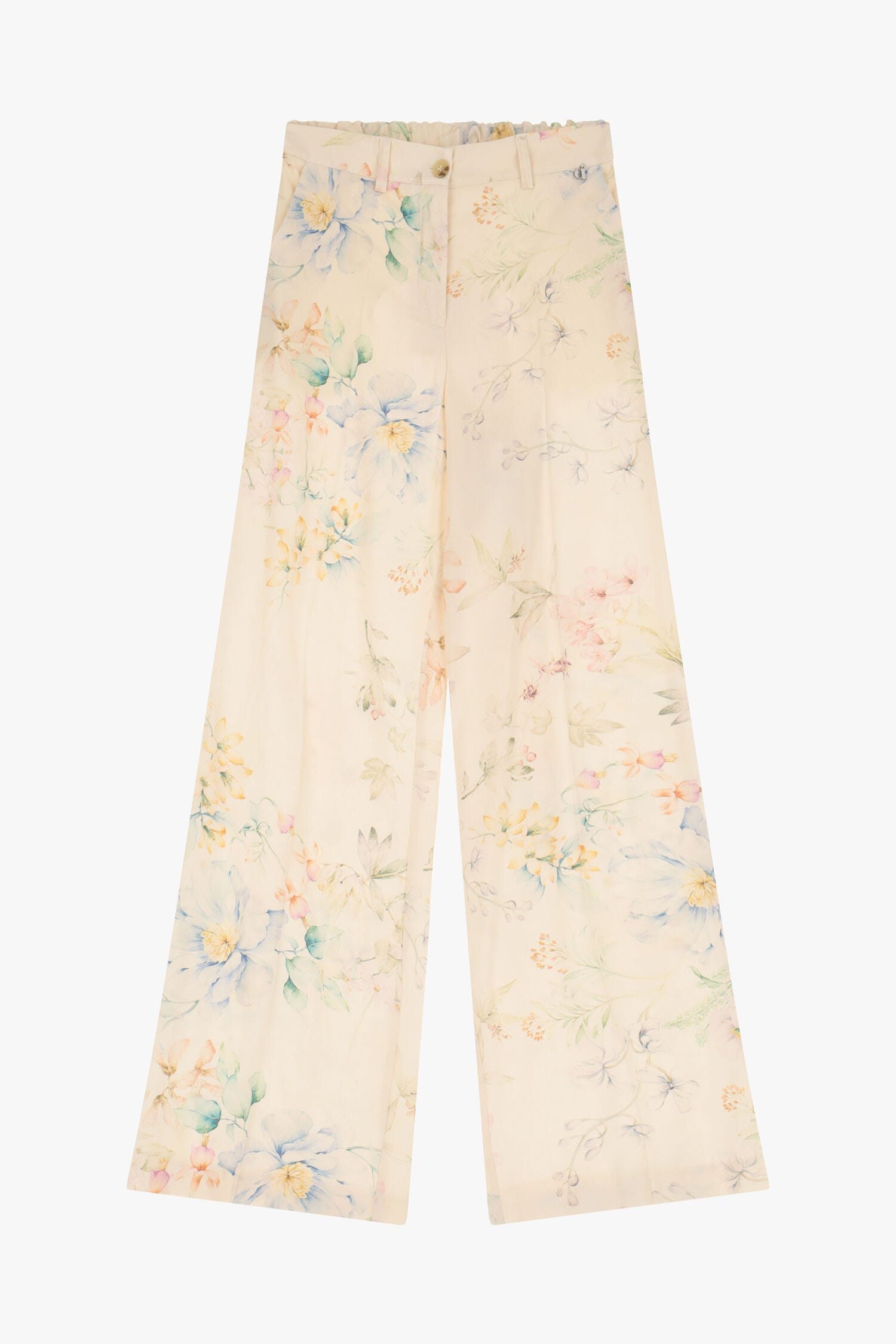 Pantaloni Palazzo Con Stampa Floreale Dixie