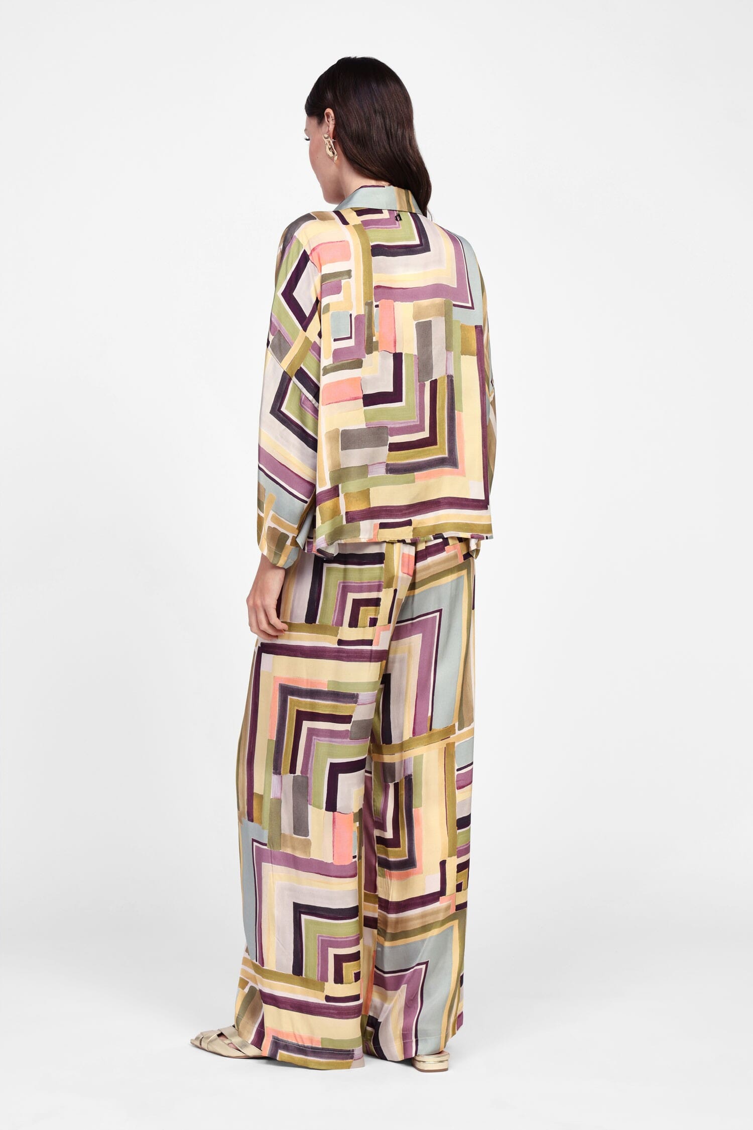 Pantalon Palace à motifs géométriques Dixie