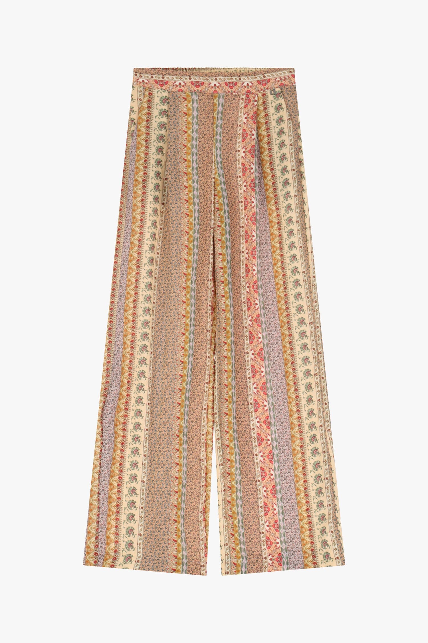 Pantaloni Ampi A Righe Decorative Dixie