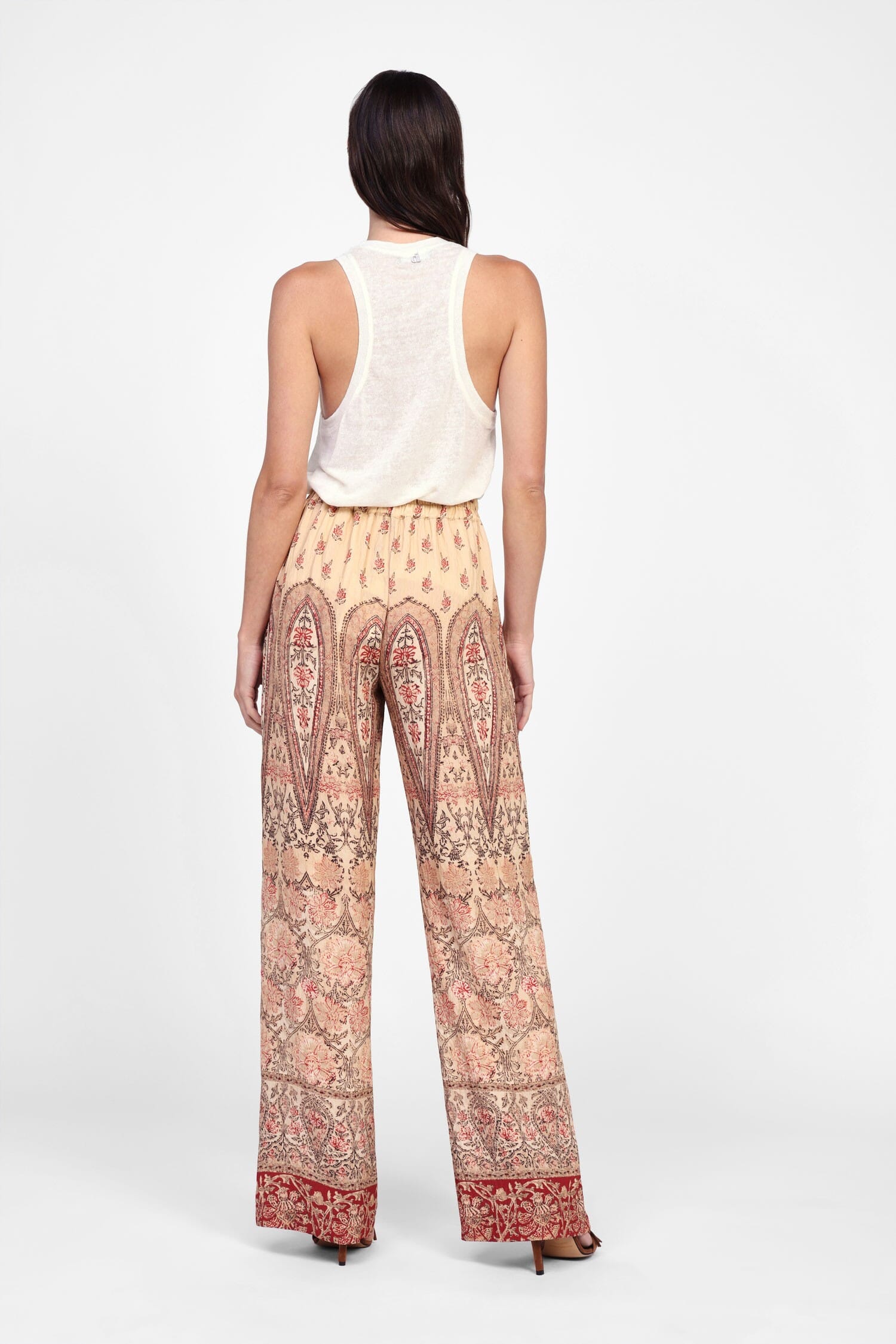 Pantaloni Ampi Con Motivo Floreale Dixie