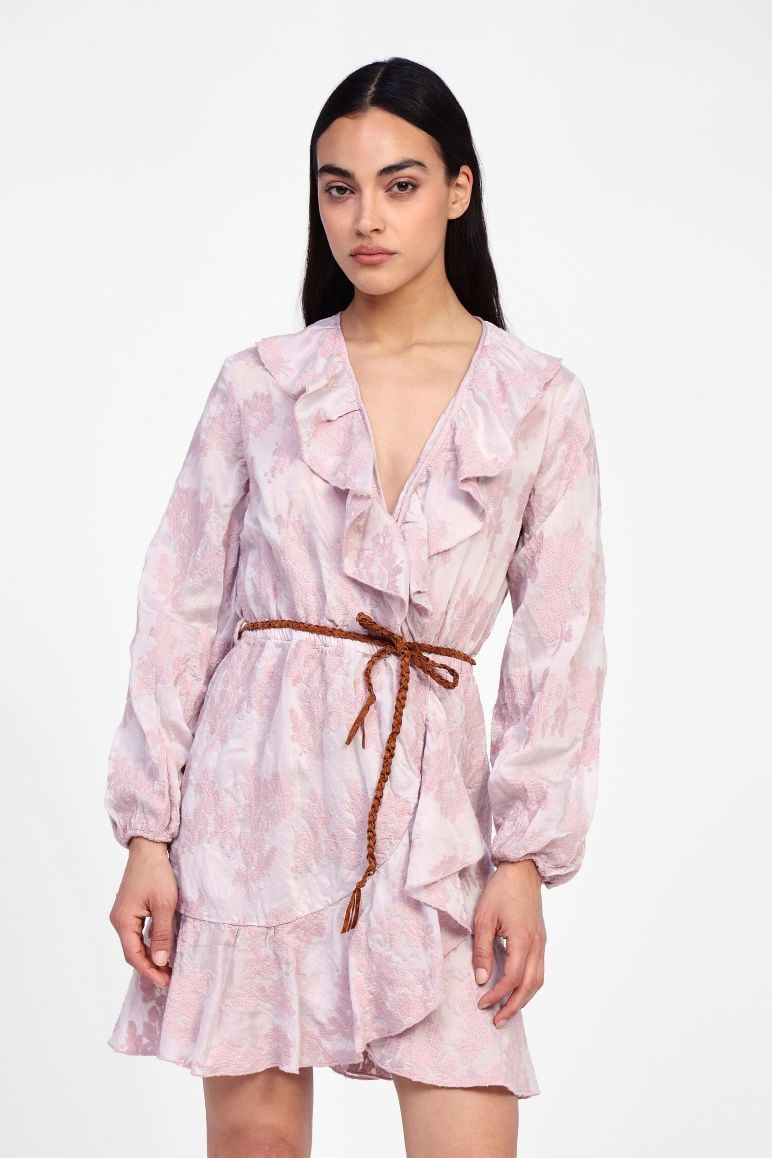 Abito Corto Con Dettagli Arricciati Dixie