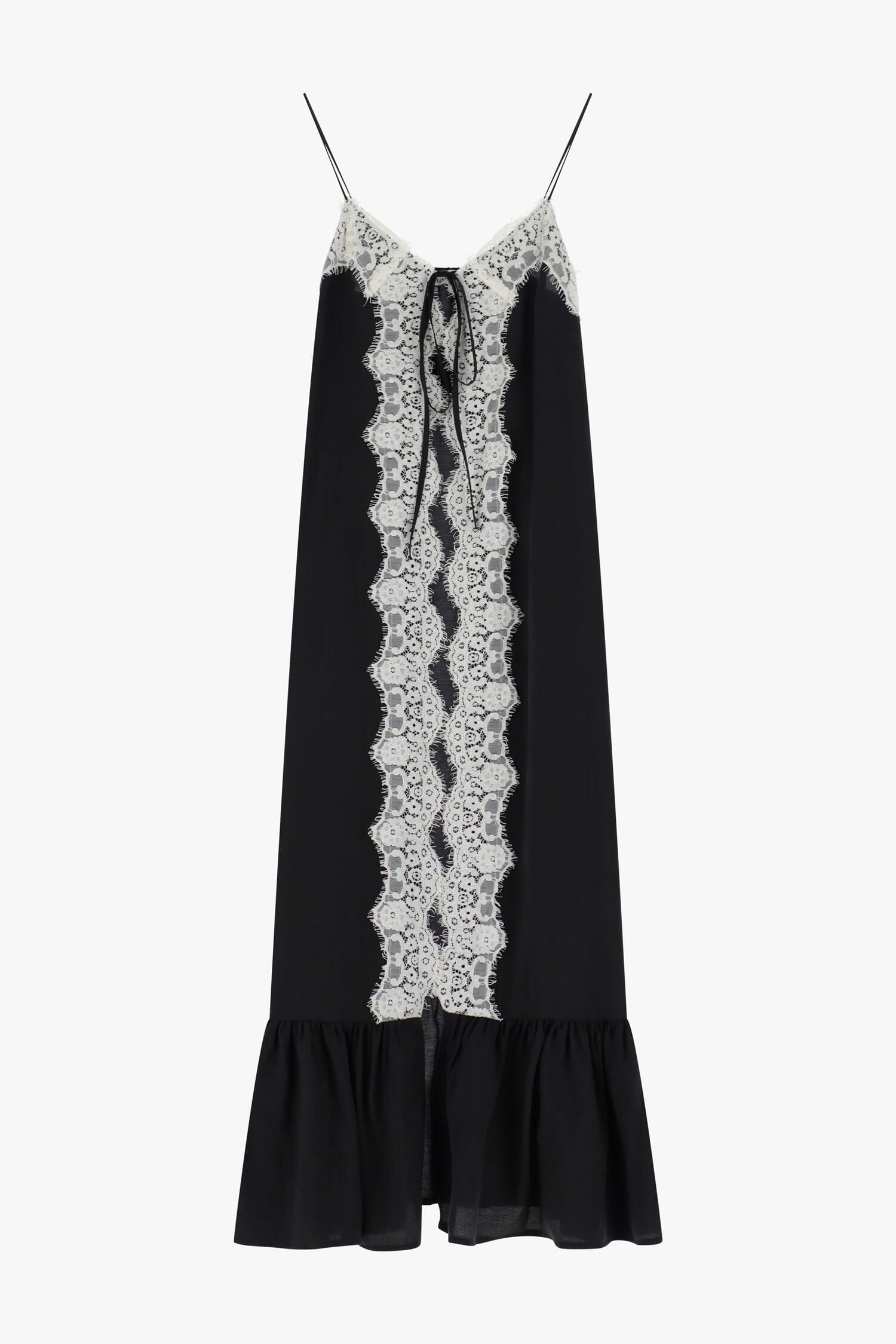 Abito Con Pizzo E Spalline Sottili Dixie