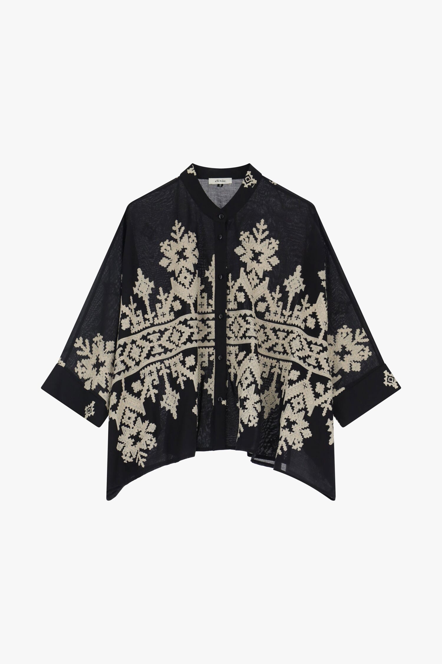 Camicia Con Stampa E Maniche 3/4 Dixie