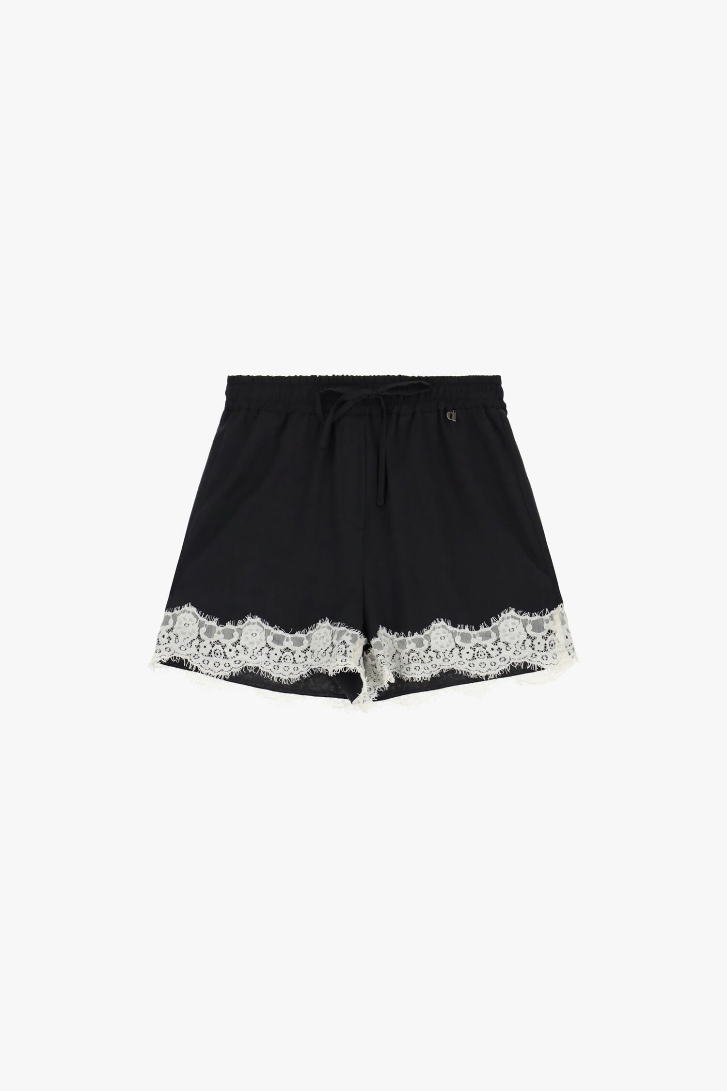 Shorts Con Bordo In Pizzo Dixie
