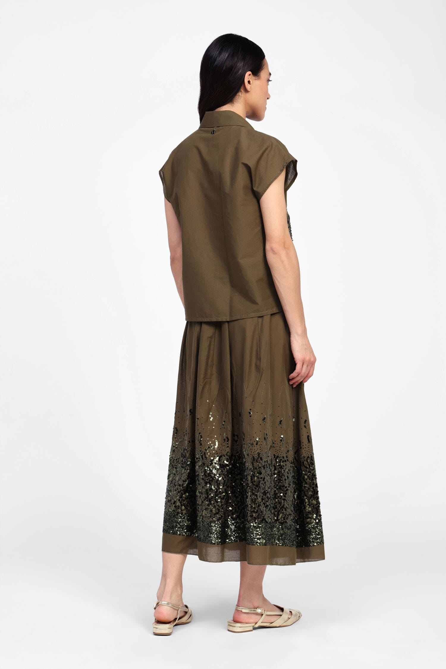 Dixie Medium Skirt With Sparkling Sequins